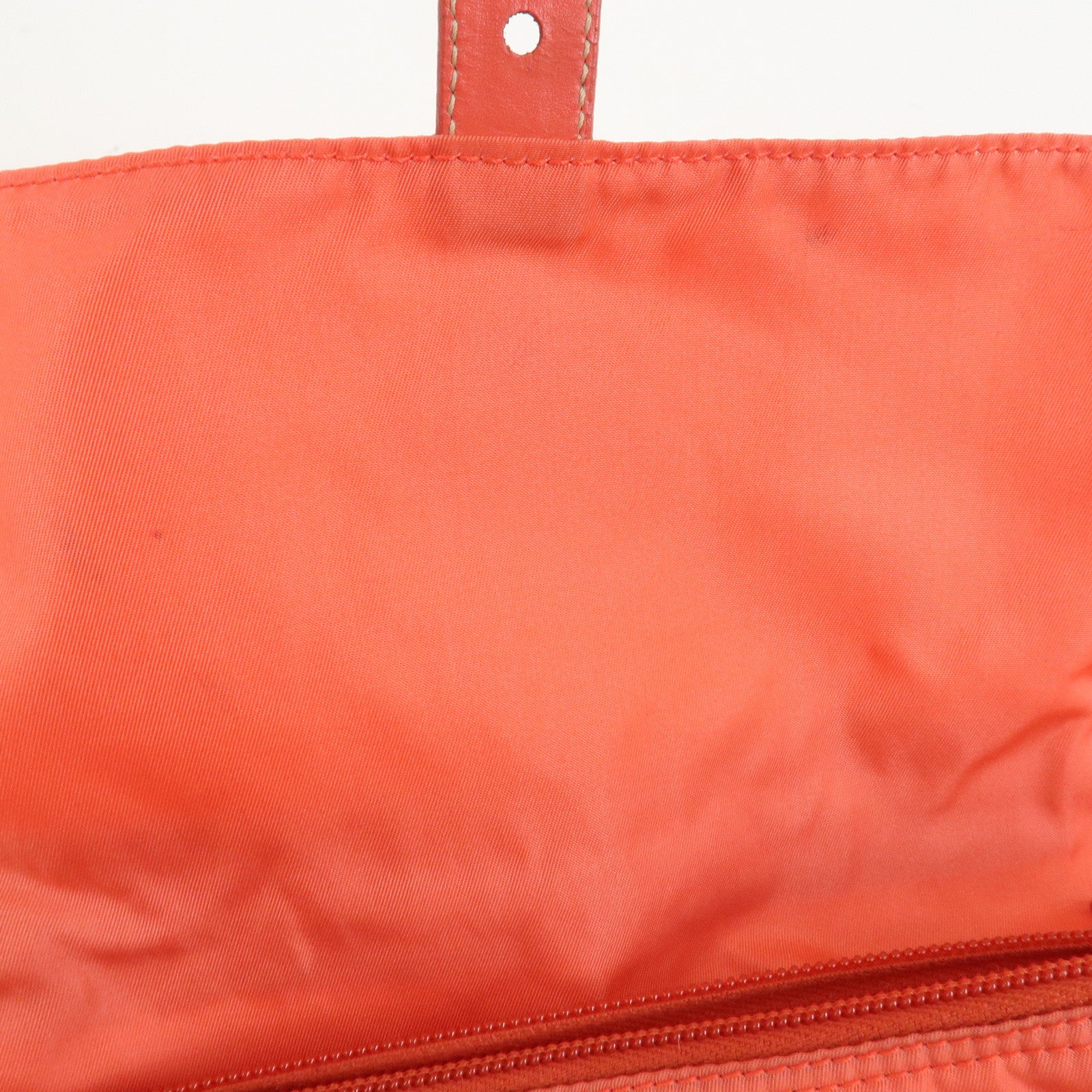 PRADA Triangle Logo Nylon Leather Shoulder Bag Crossbody Bag BT8994