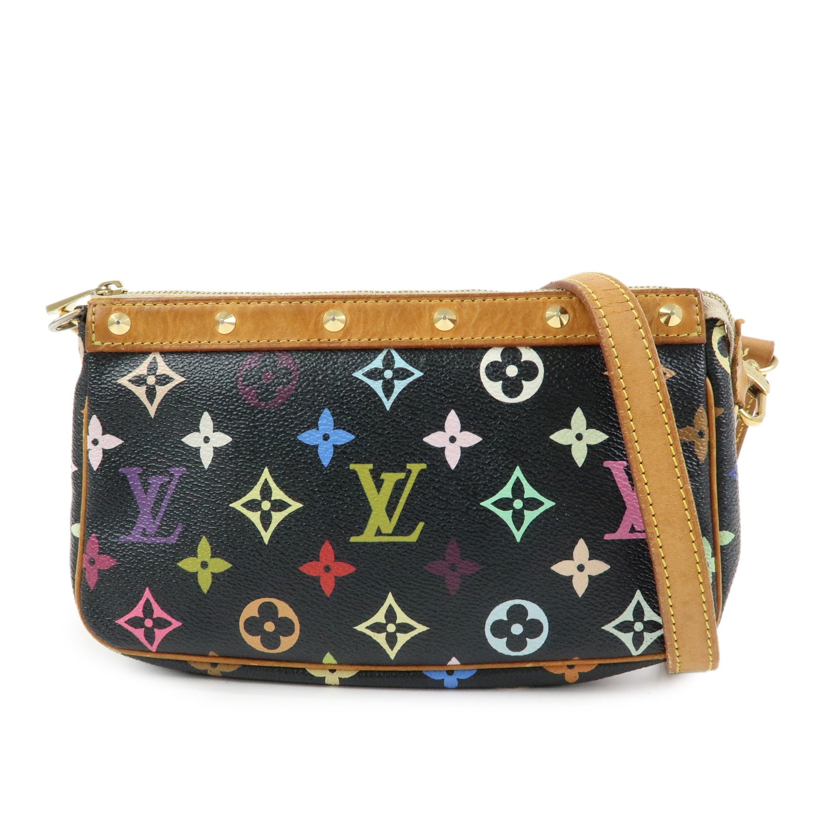 Louis Vuitton Monogram Multicolor Pochette Accessoires Noir M92648