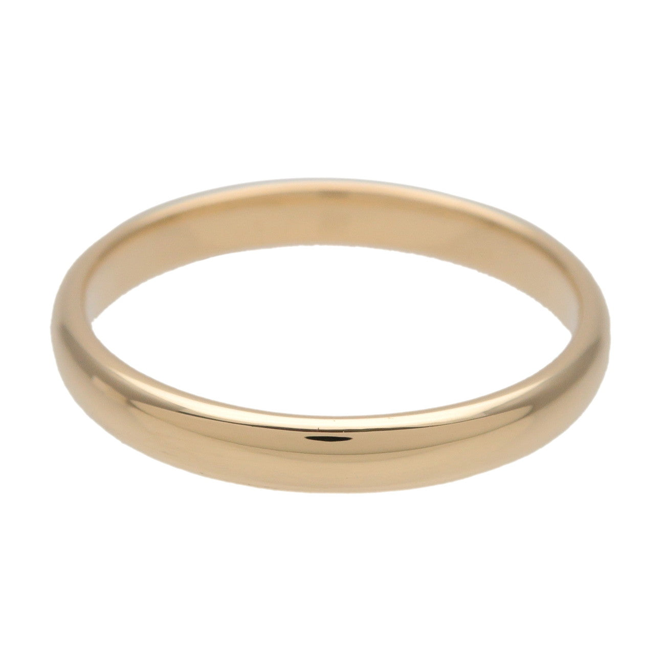 Tiffany & Co Classic Band Ring 750YG Yellow Gold US9 EU59 HK20