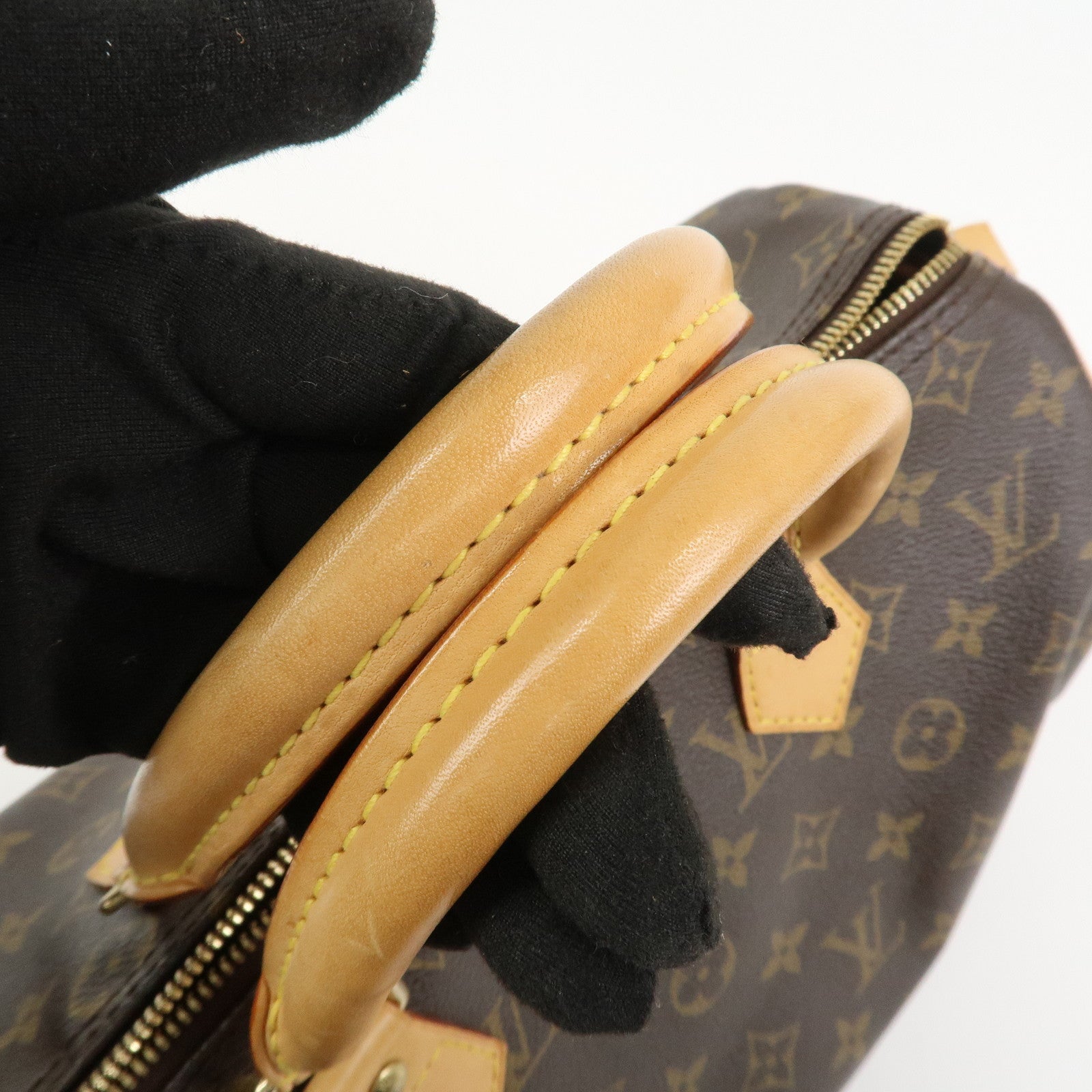 Louis Vuitton Monogram Speedy 30 Boston Bag Hand Bag Brown M41526