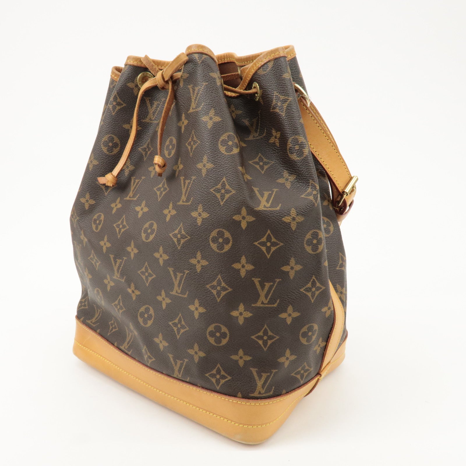 Louis Vuitton Monogram Noe Shoulder Bag Hand Bag Brown M42224 Used