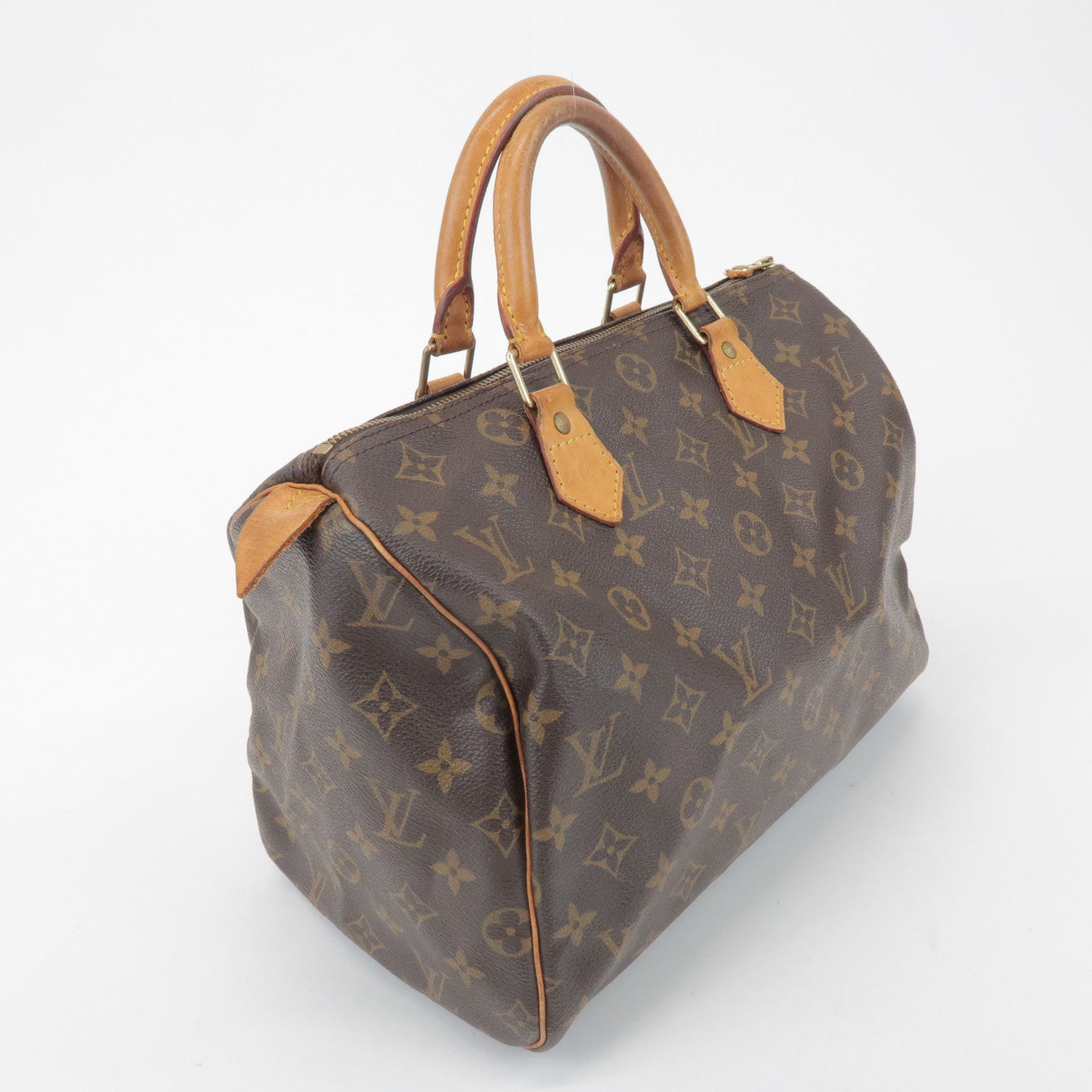Louis Vuitton Monogram Speedy 30 Boston Bag Hand Bag Brown M41526