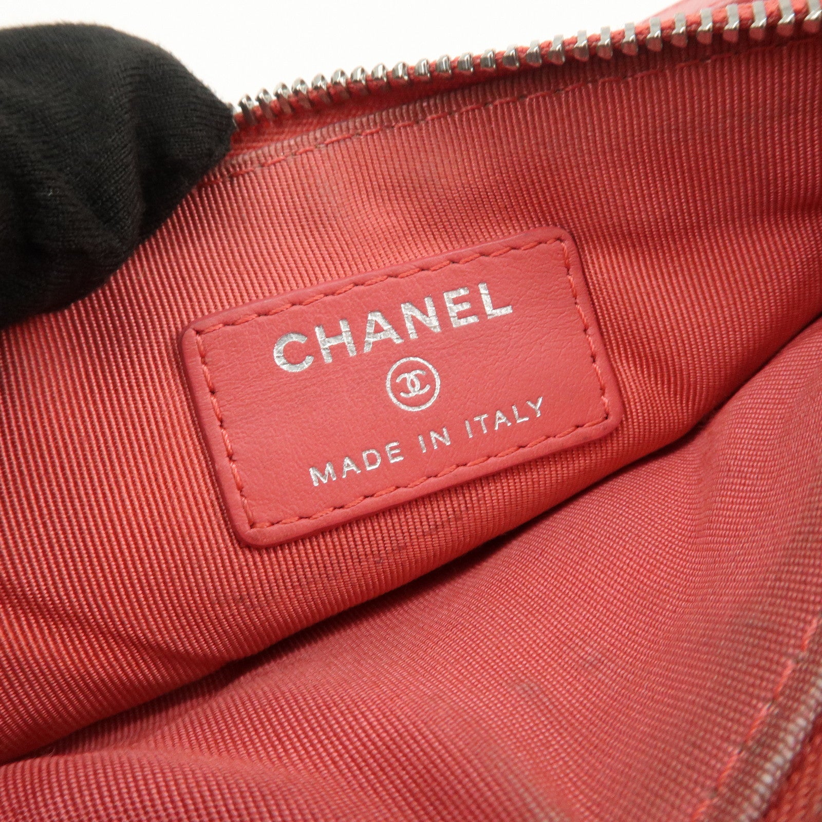 CHANEL Matelasse Caviarskin Classic Mini Pouch Pink A82365