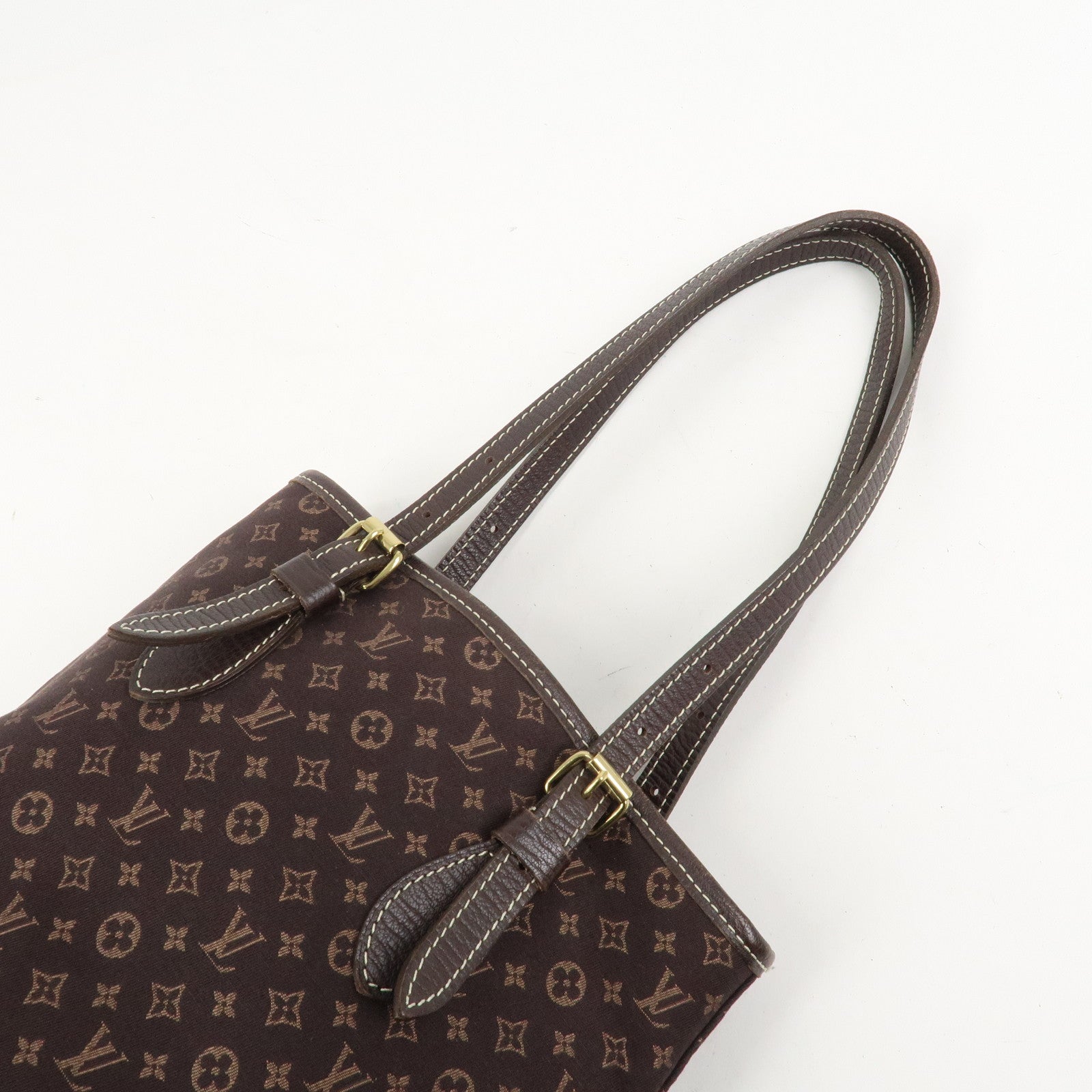 Louis Vuitton Monogram Idylle Mini Lin Bucket PM Hand Bag M95226