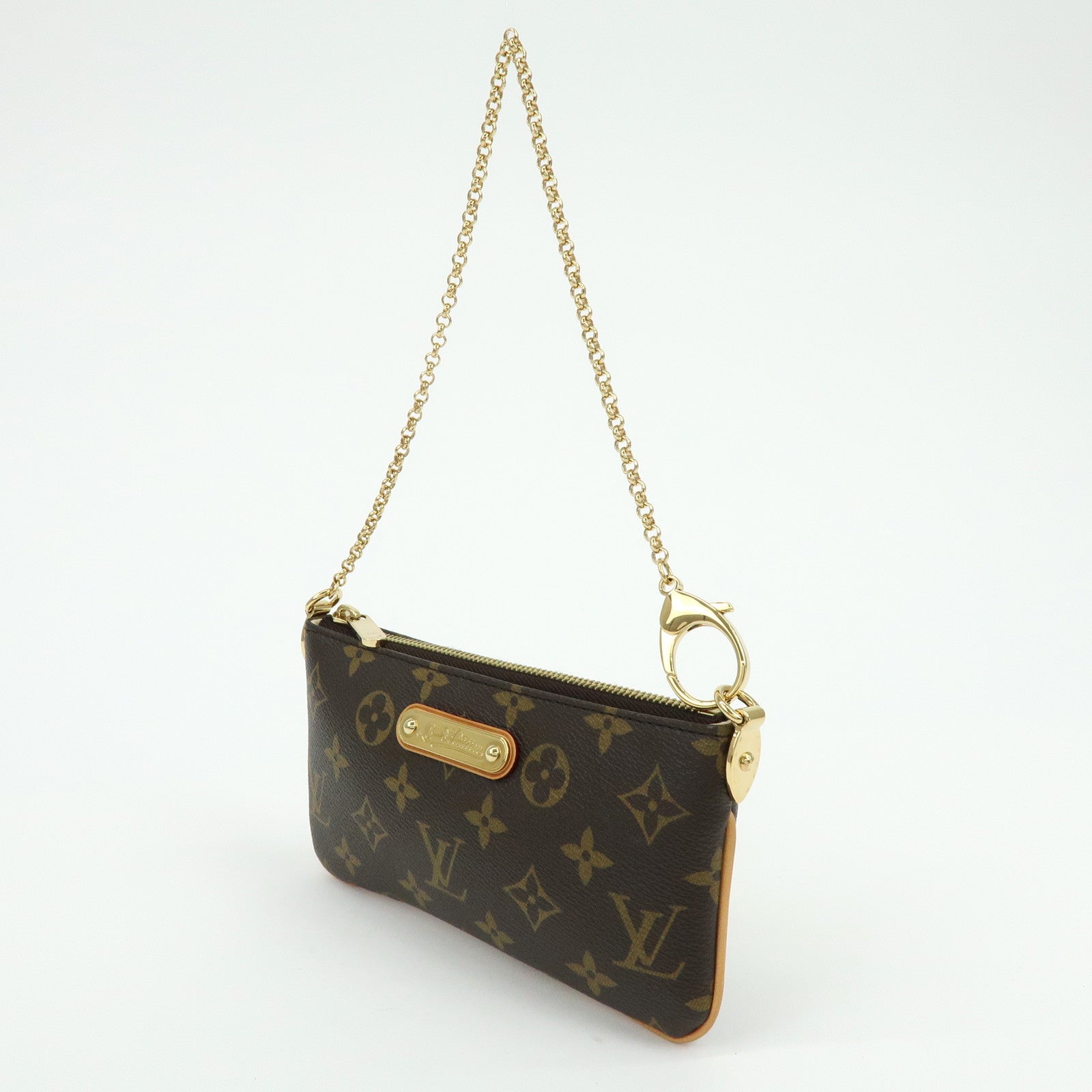Louis Vuitton Monogram Pochette Milla MM Chain Hand Bag M60094