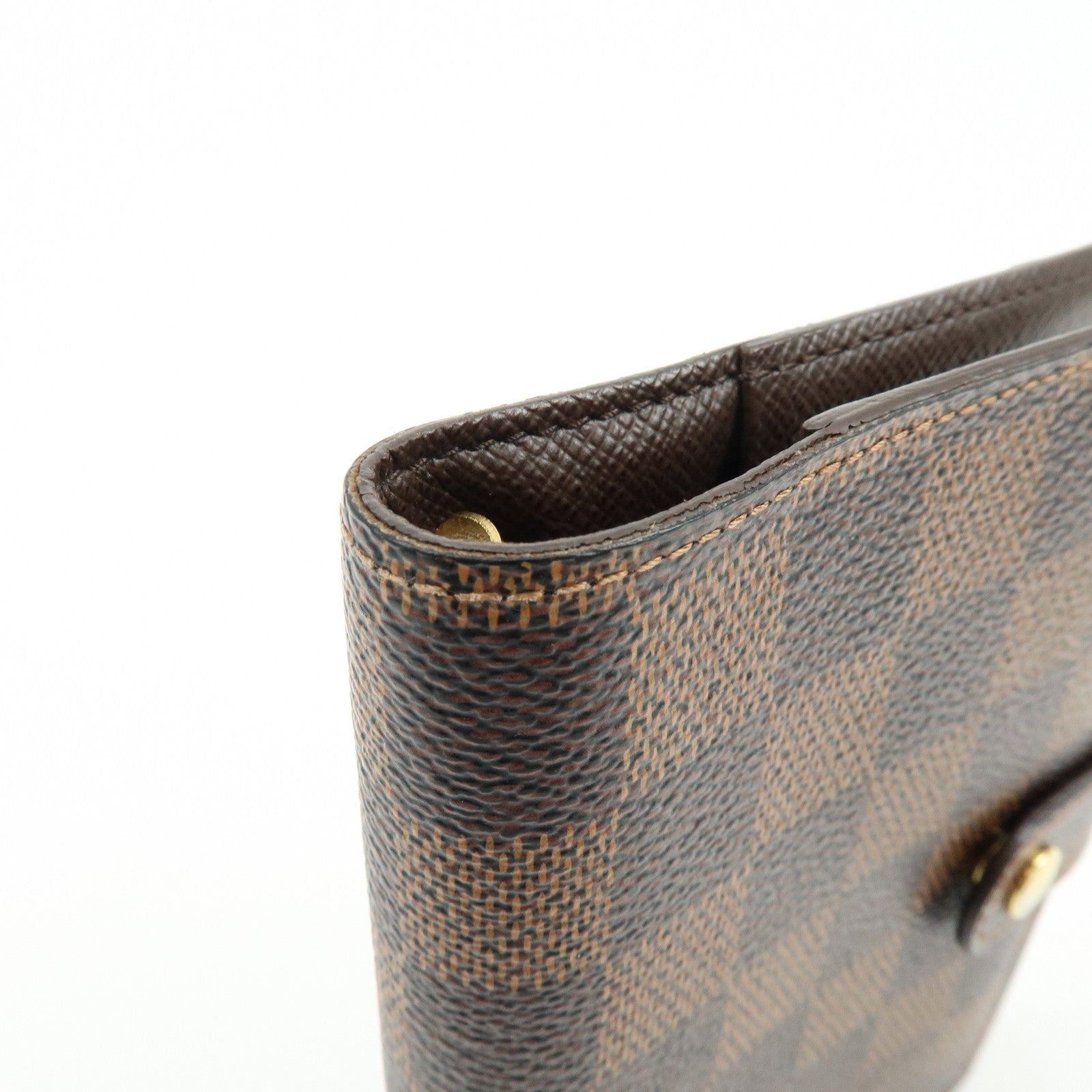 Louis Vuitton Damier Ebene Agenda PM Planner Cover Brown R20700