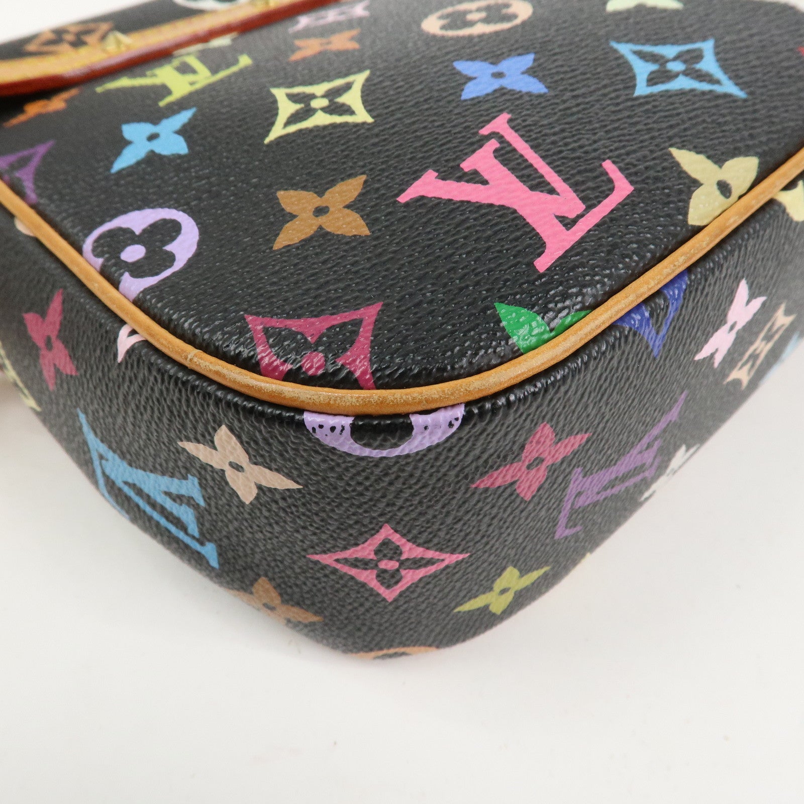 Louis Vuitton Monogram Multicolor Sologne Shoulder Bag Noir M92639