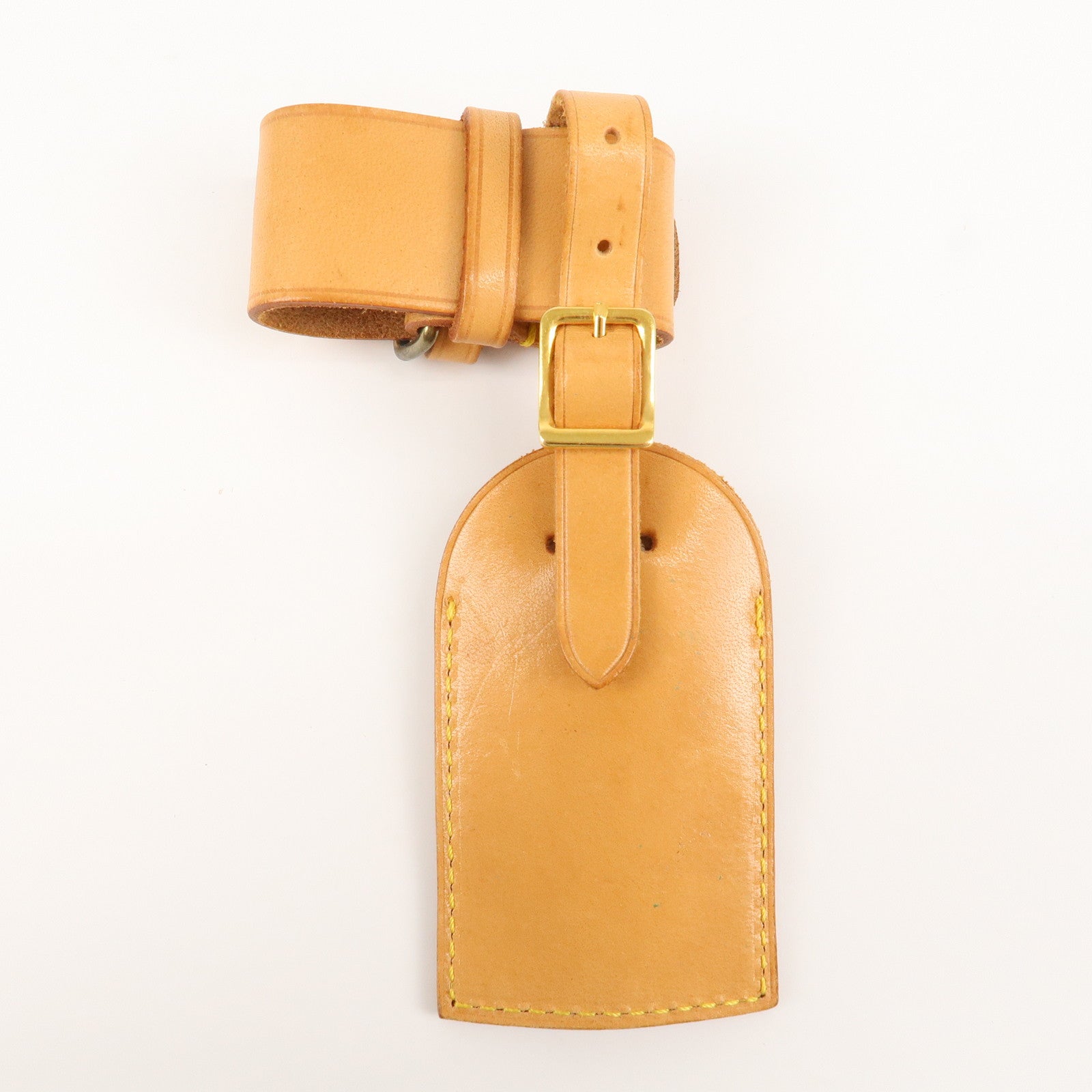 Louis Vuitton Set of 10 Nume Leather Name Tag & Poignet Natural Beige Used