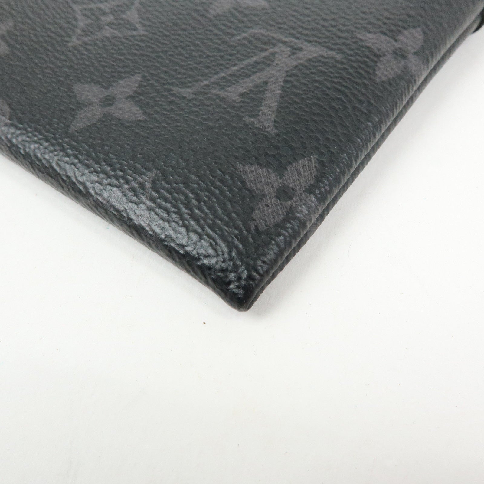 Louis Vuitton Monogram Eclips Pochette Discovery PM Pouch M44323