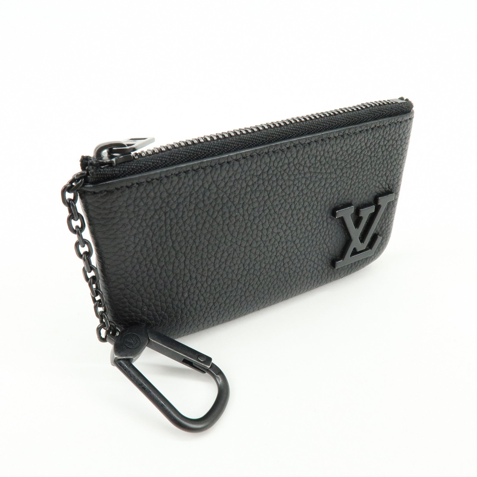 Louis Vuitton Aerogram Pochette Cles Coin Case Noir Black M81031