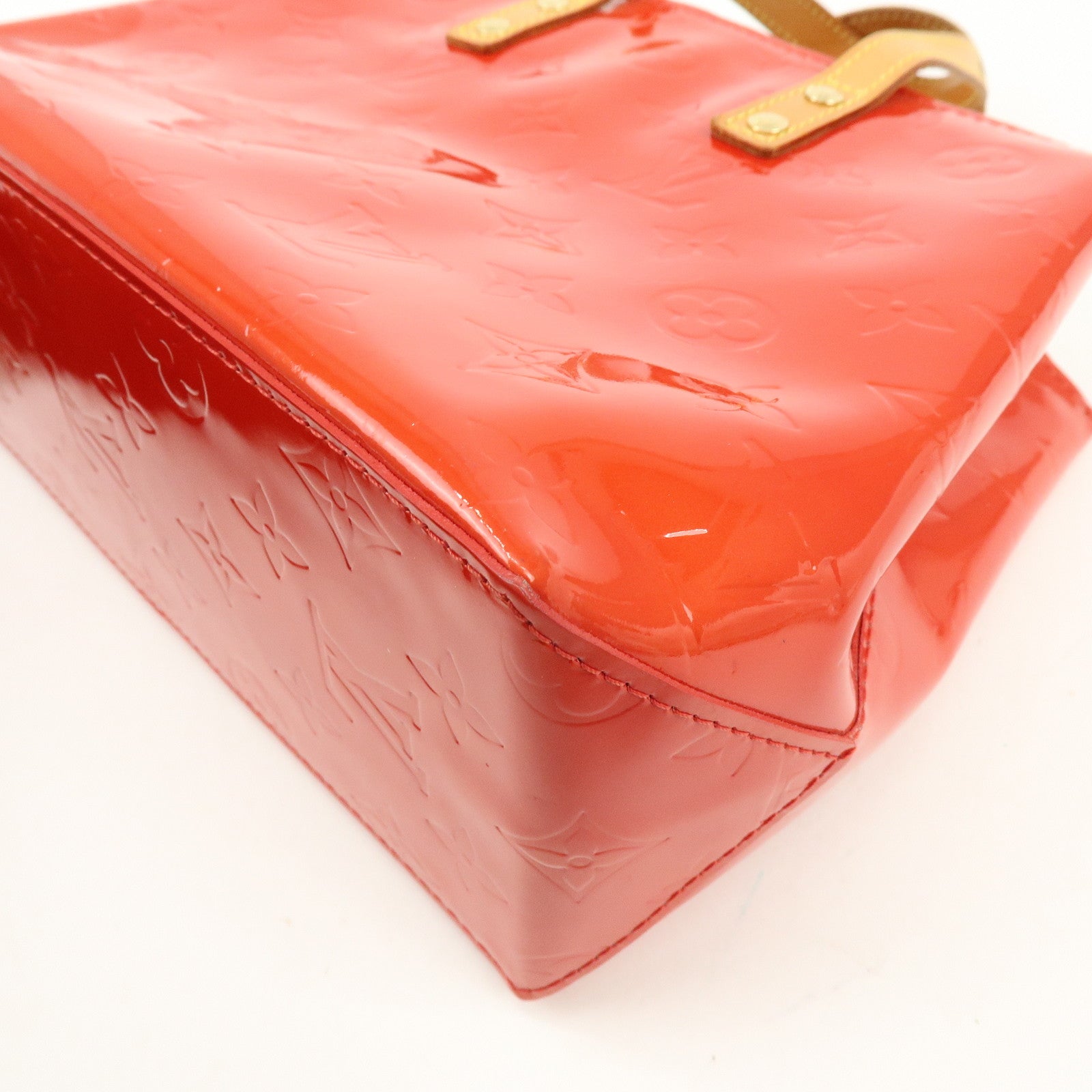 Louis Vuitton Monogram Vernis Lead PM Hand Bag Pomme d'Amour M91990