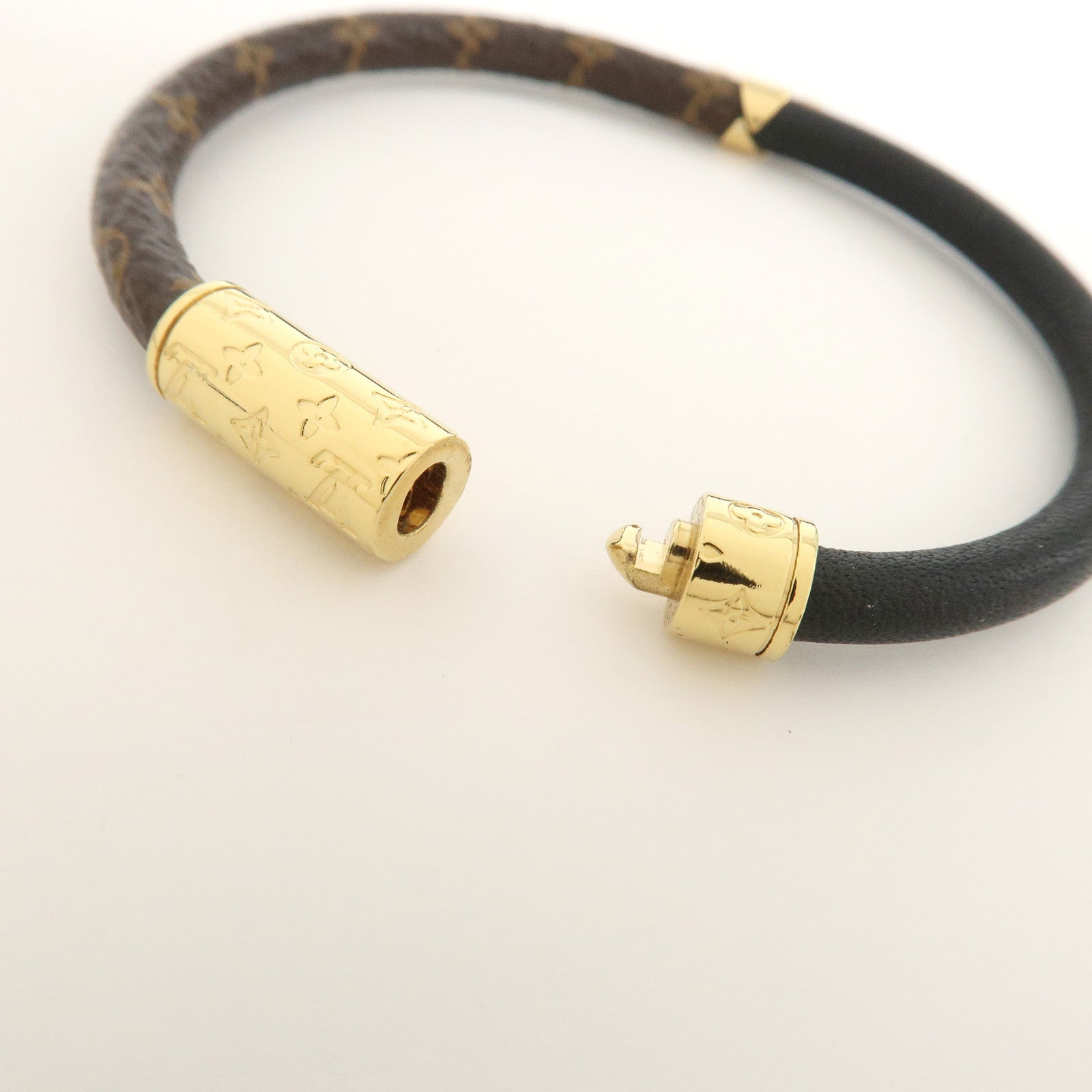 Louis Vuitton Monogram Daily Confidential Bracelet Brown M6431