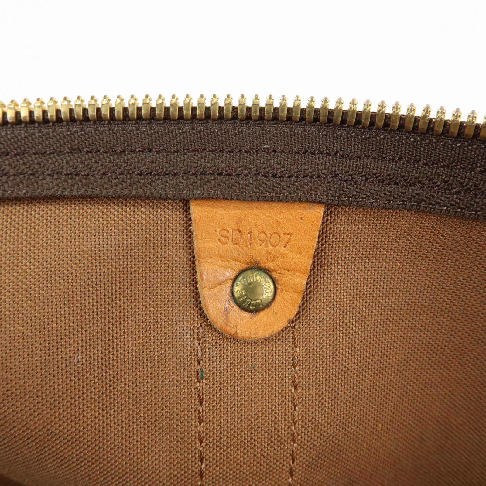 Louis Vuitton Monogram Keep All 50 Boston Bag Hand Bag Brown M41426