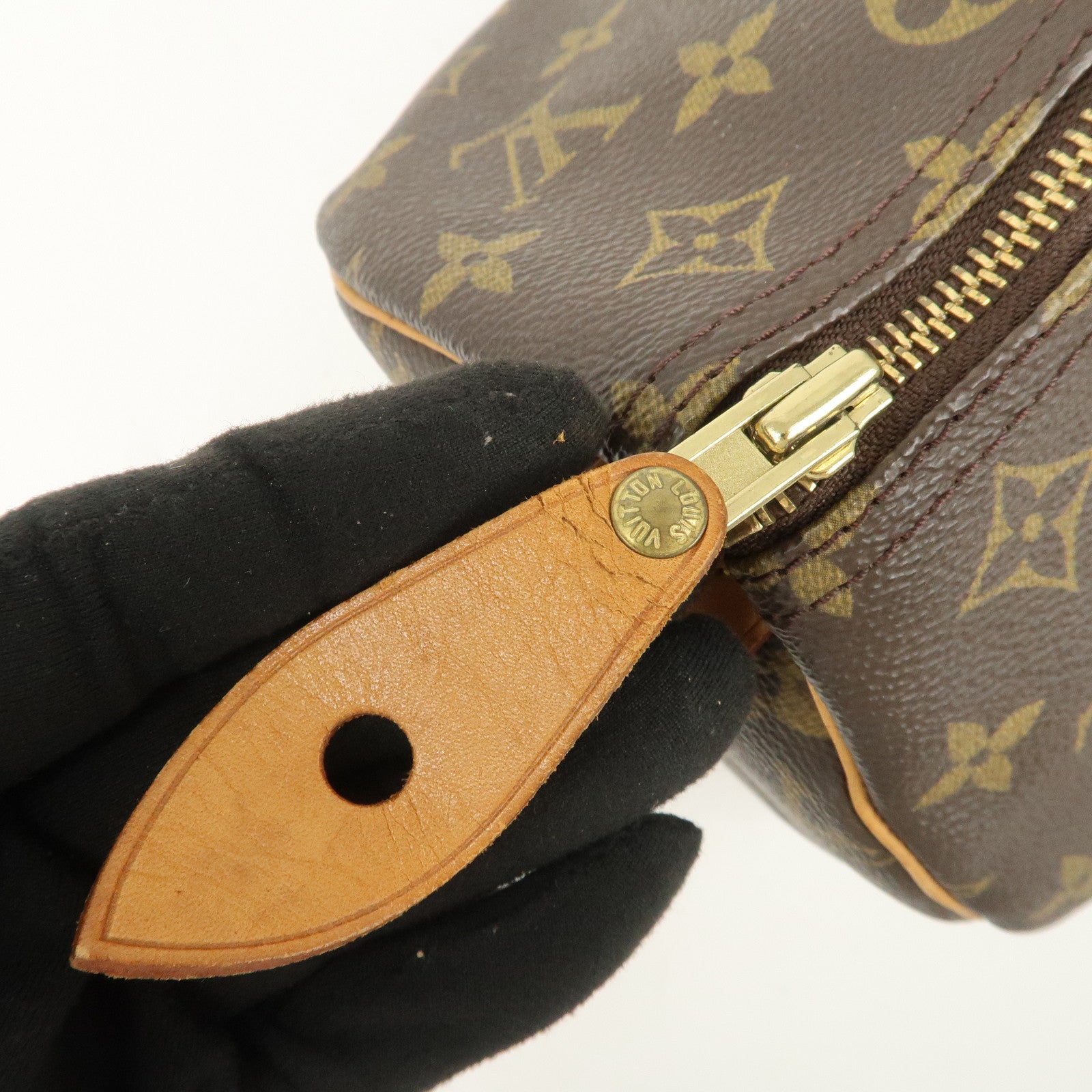 Louis Vuitton Monogram Speedy 30 Boston Bag Hand Bag Brown M41526
