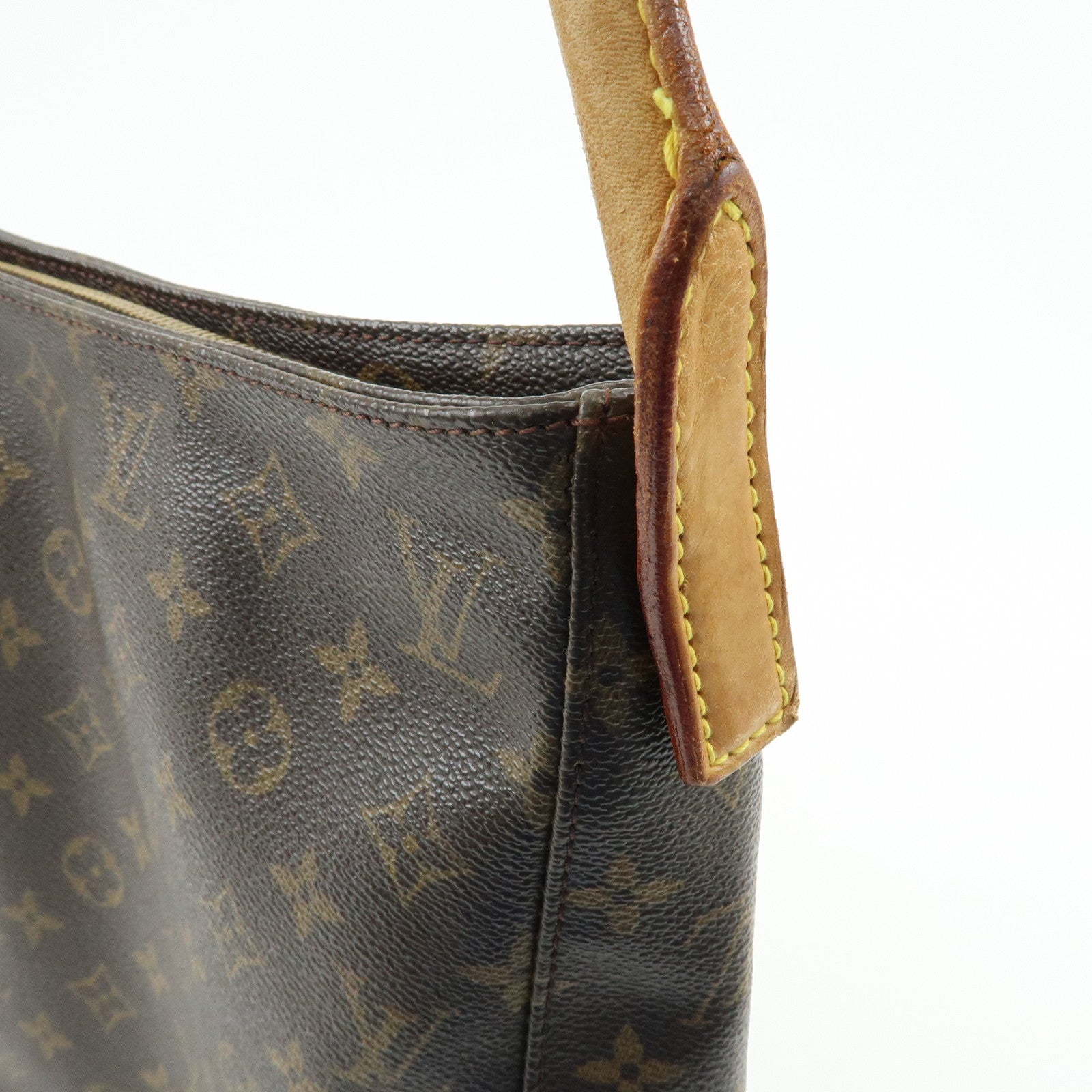 Louis Vuitton Monogram Looping GM Shoulder Bag Brown M51145