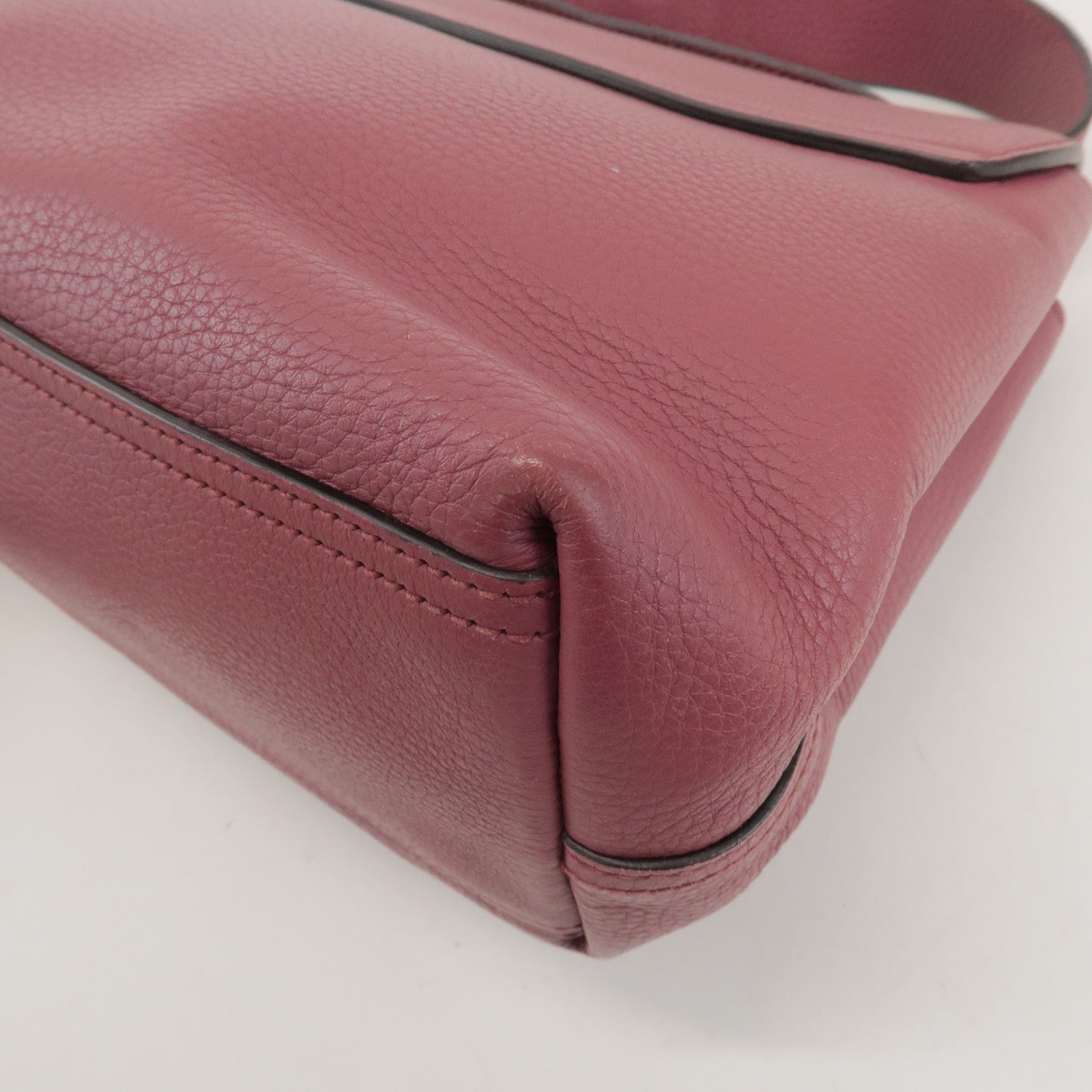 GUCCI GG Marmont Leather Shoulder Bag Rose Pink 401173