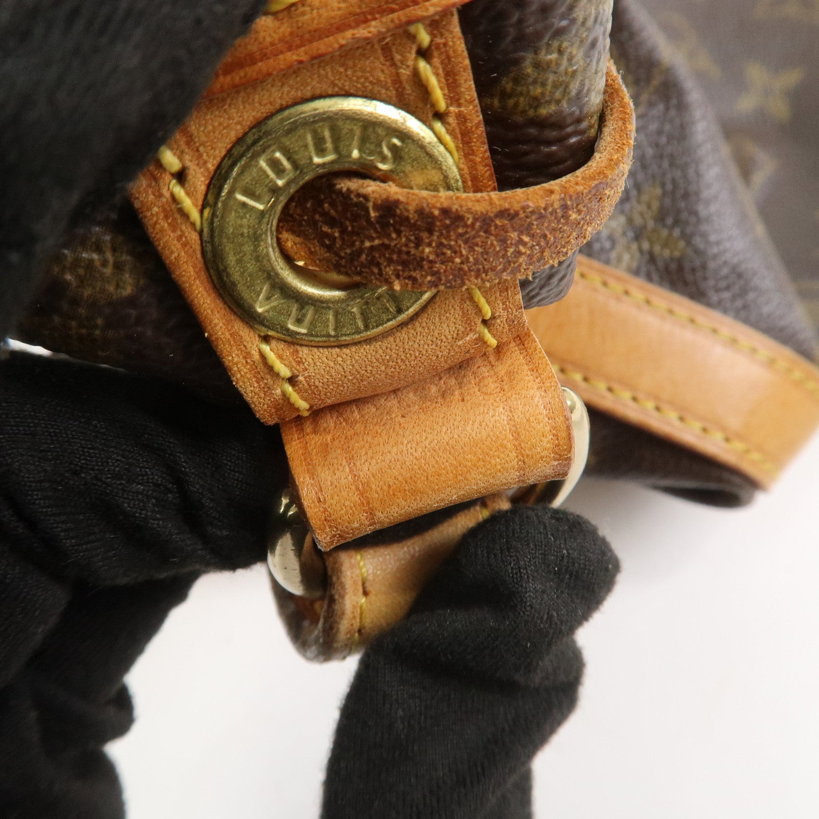 Louis Vuitton Monogram Petit Noe Shoulder Bag Brown M42226