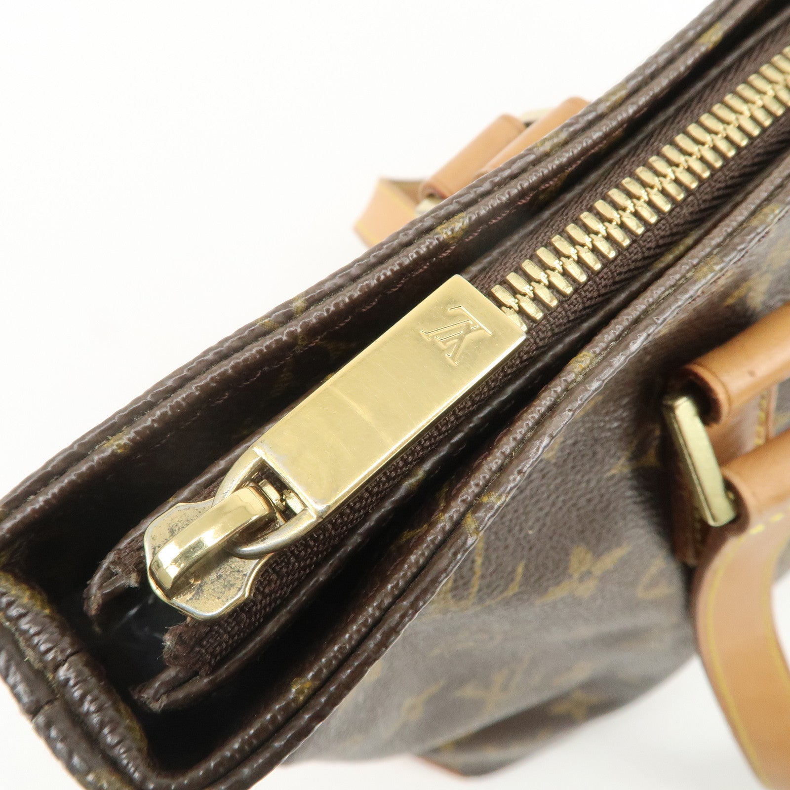 Louis Vuitton Monogram Cabas Piano Tote Bag Hand Bag M51148