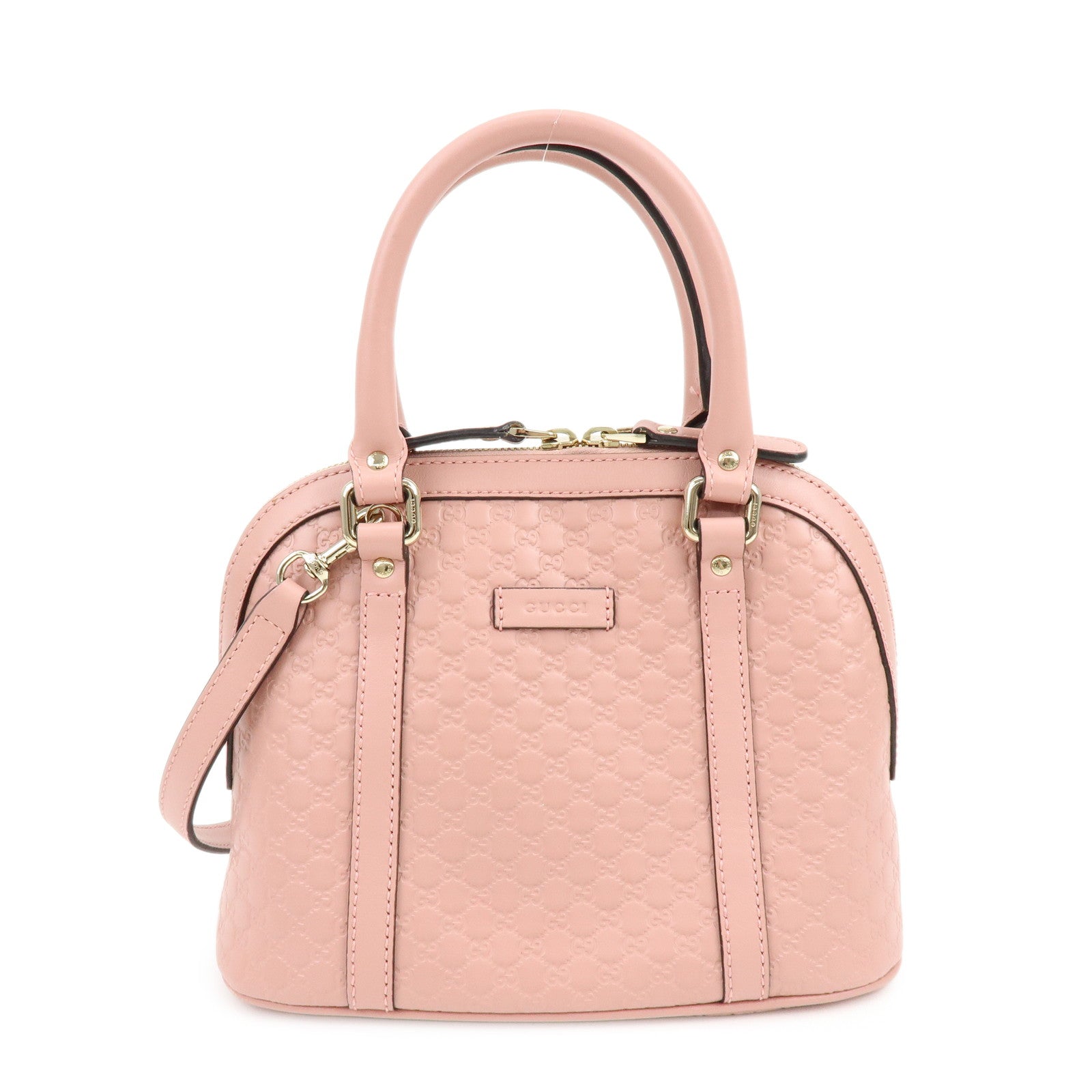 GUCCI Micro Guccisima Leather 2Way Bag Hand Bag Shoulder Bag 449654