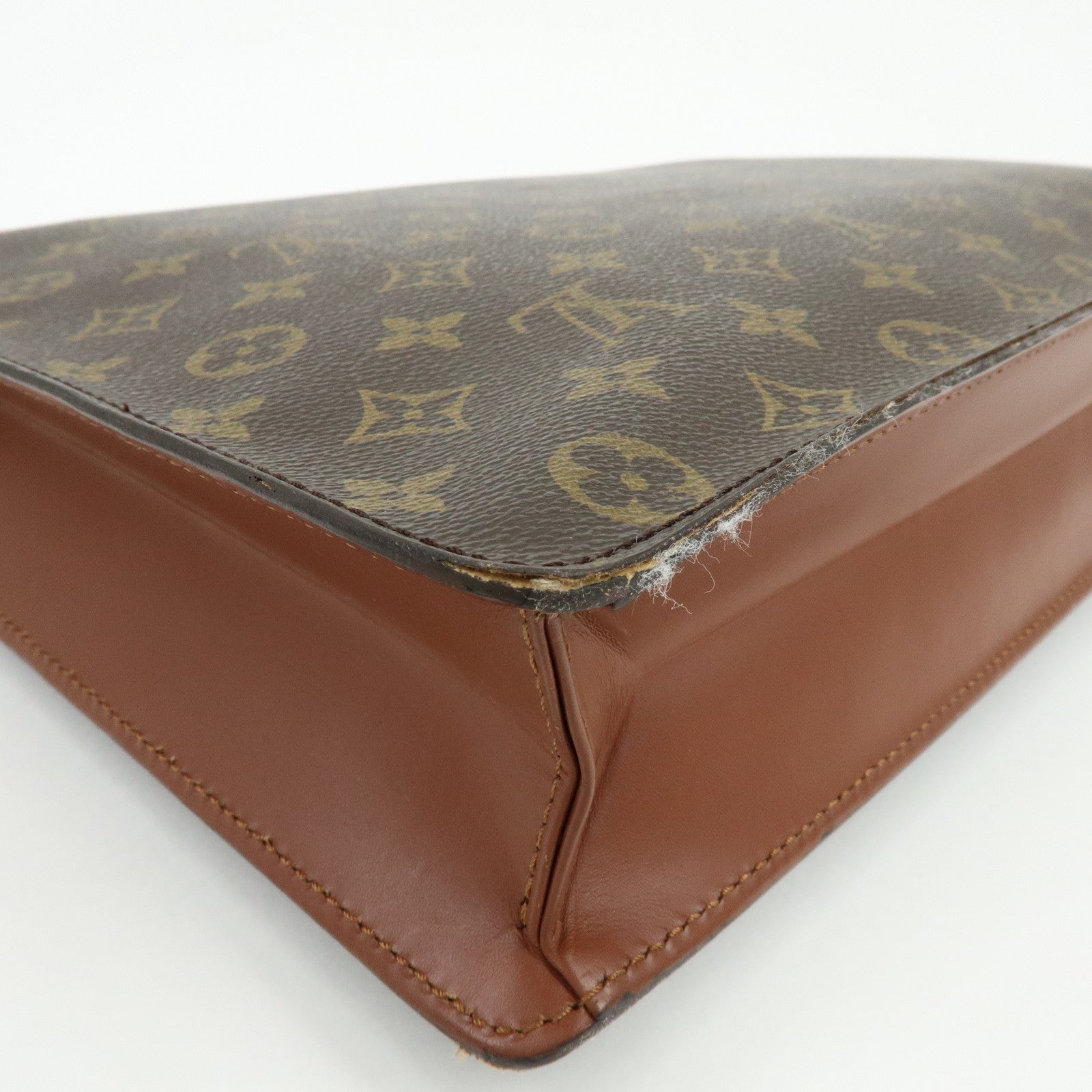 Louis Vuitton Monogram Porte Documents Bandoulière Brown M53338
