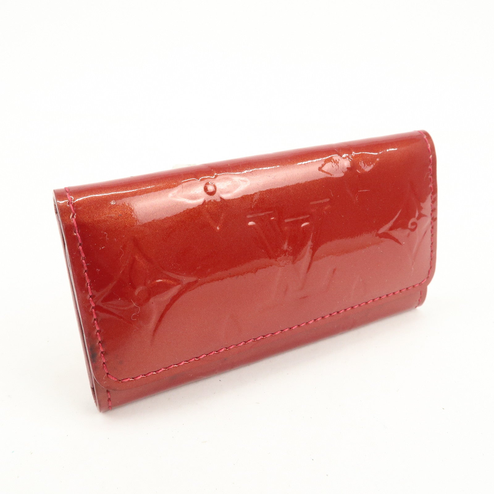 Louis Vuitton Monogram Vernis Multicles 4 Key Case Cerise M90204
