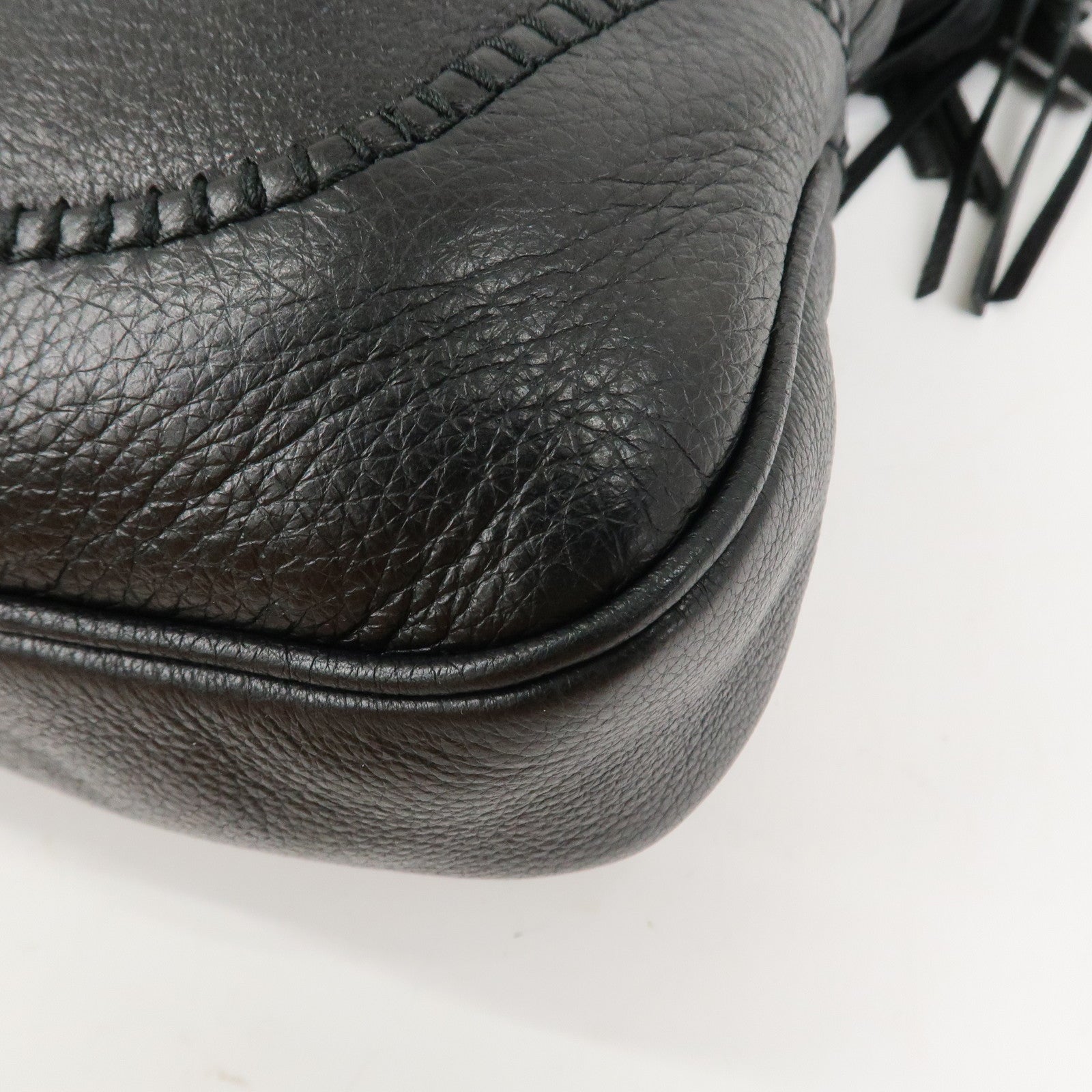 GUCCI New Jackie Leather 2Way Shoulder Hand Bag Brown 246907