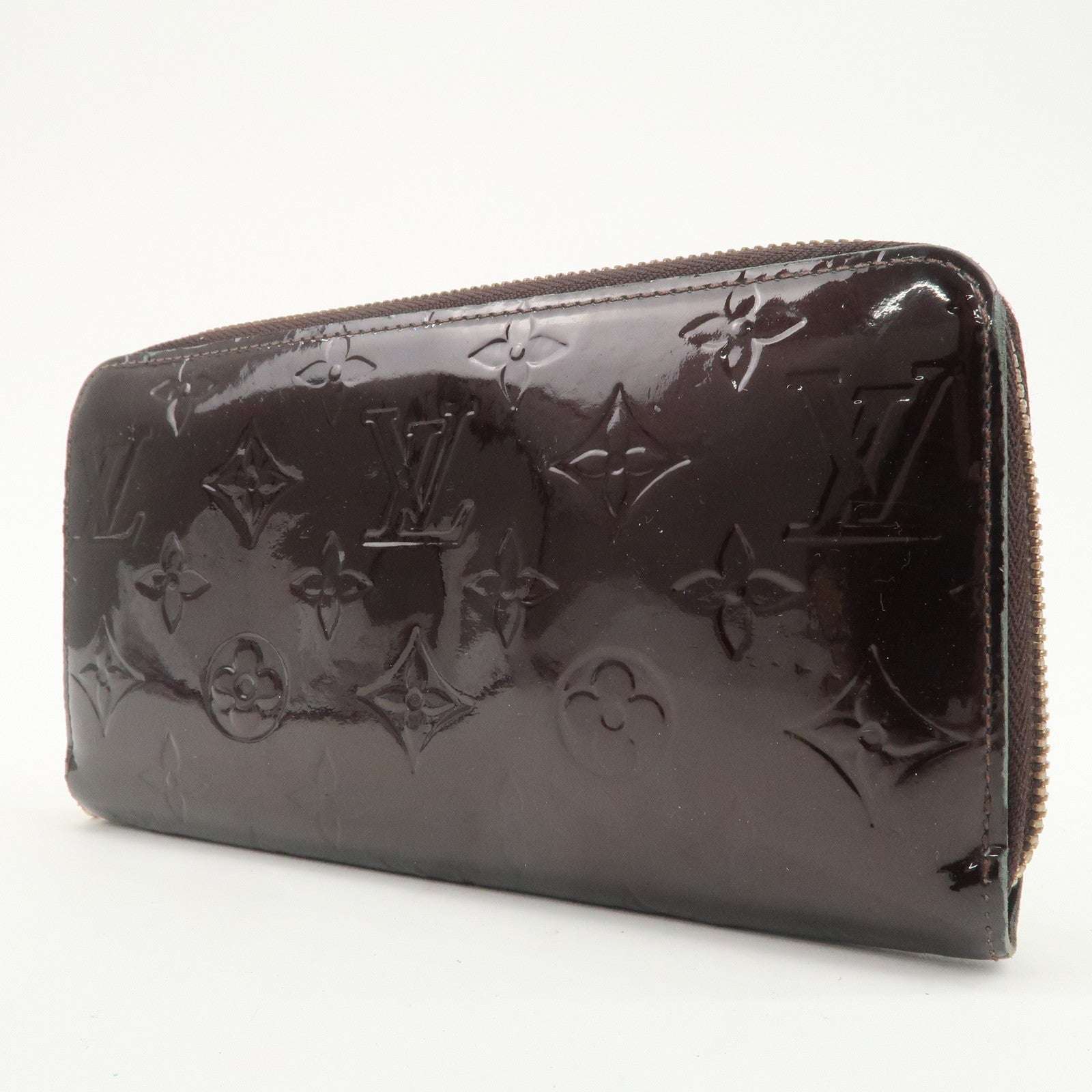 Louis Vuitton Monogram Vernis Leather Set of 2 Wallet M93522/M93575