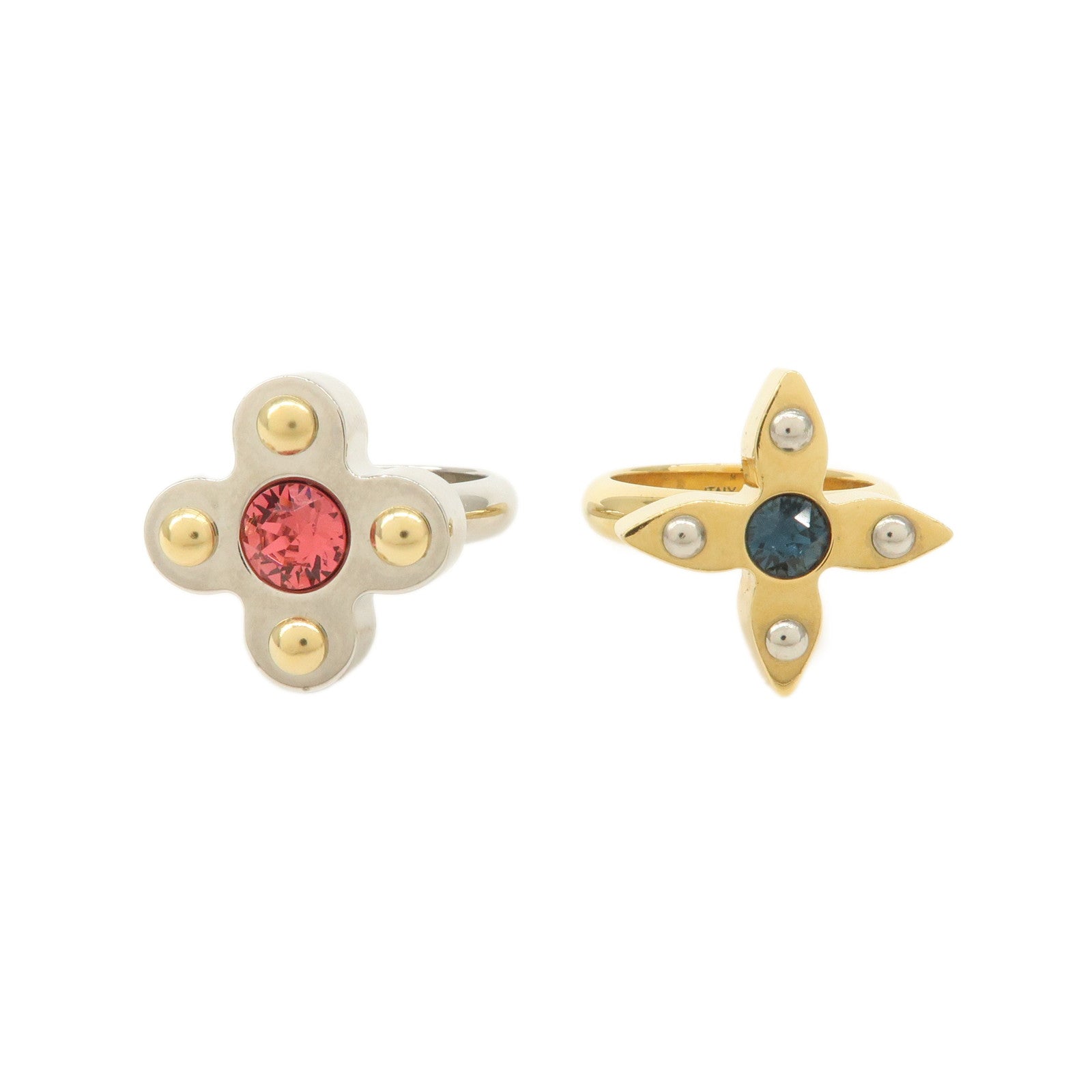 Louis Vuitton Set of 2 Bague Love Letters Ring Size M M67117