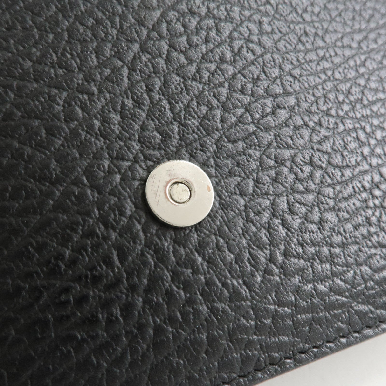 Maison Margiela Leather Shoulder Bag 4 Stitches Chain Wallet Black