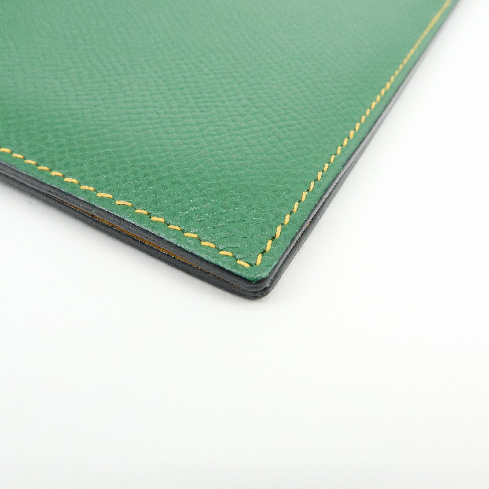 HERMES Veau Epsom Agenda GM Planner Cover □A Stamped Green