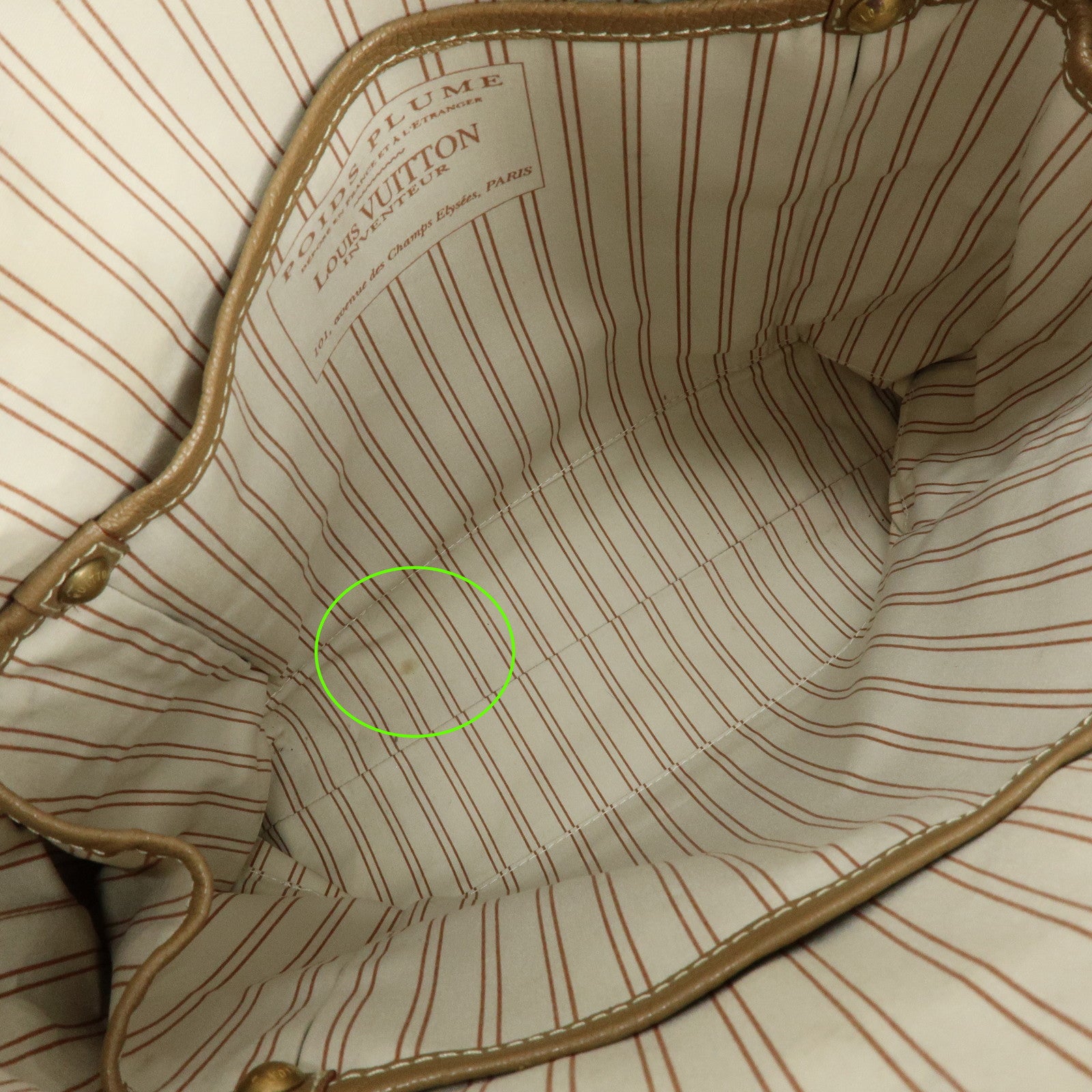 Louis Vuitton Antigua Poaplum GM Canvas Leather Tote Bag M48831