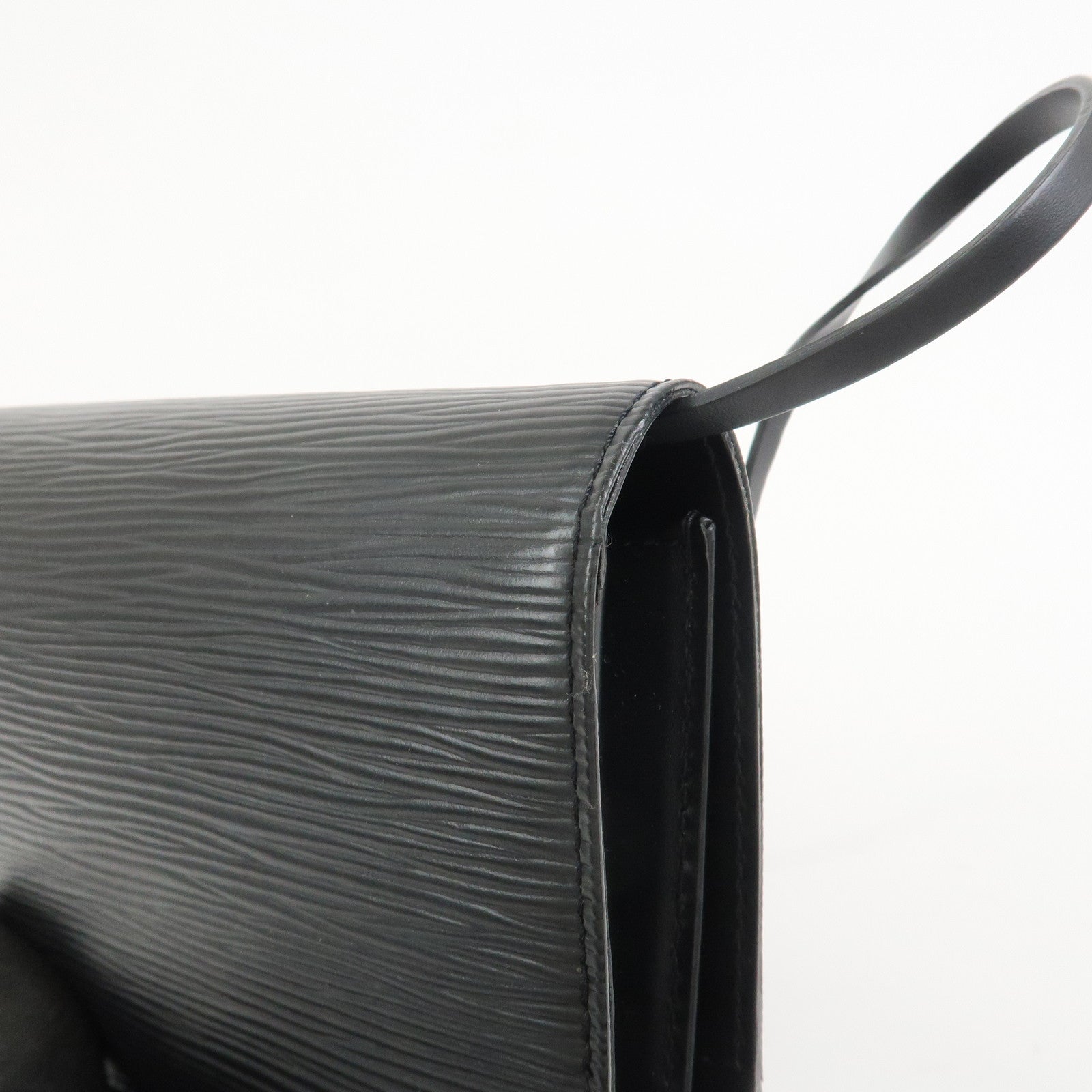 Louis Vuitton Epi Honfleur Shoulder Bag Hand Bag Noir Black M52732