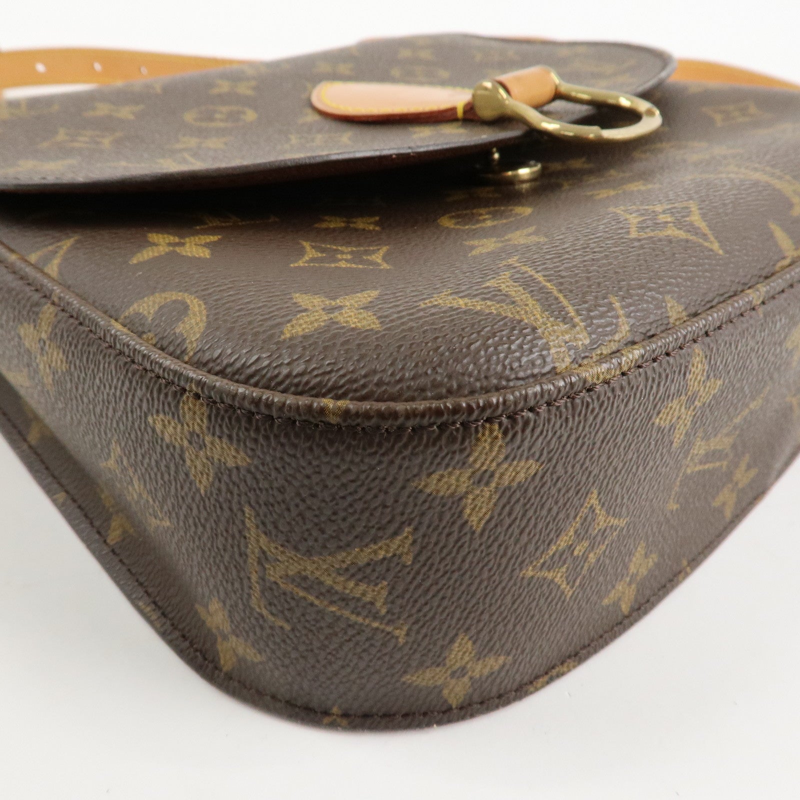 Louis Vuitton Monogram Saint Cloud GM Shoulder Bag Brown M51242 Used