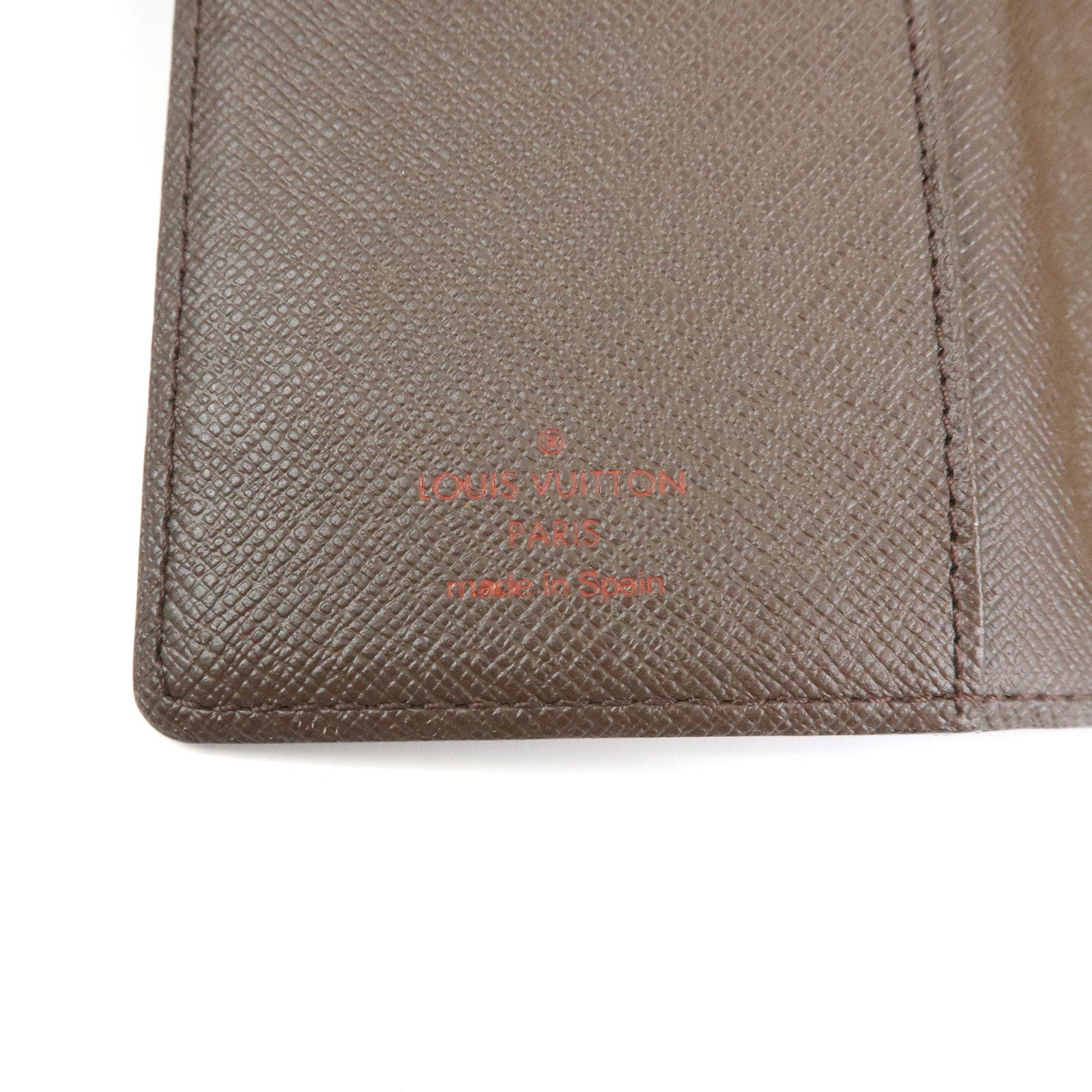 Louis Vuitton Damier Agenda PM Planner Cover Brown R20700