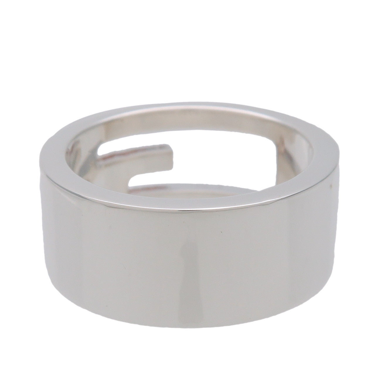 GUCCI Cut Out G Ring SV925 Silver #9 US4.5 EU48 HK9.5