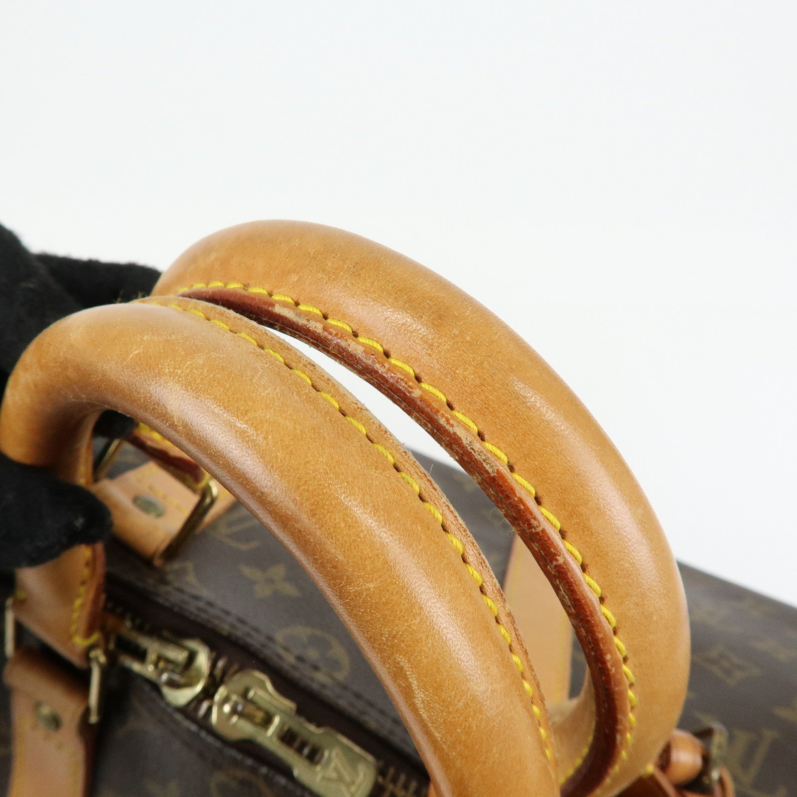 Louis Vuitton Monogram Keep All 45 Boston Bag Brown M41428