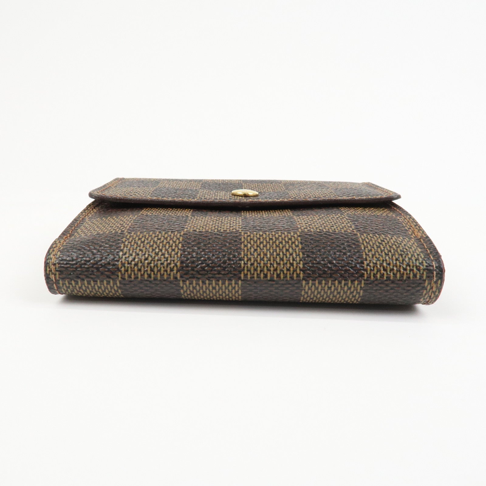 Louis Vuitton Damier Portefeuille Élise Bi-fold Wallet Brown N61654