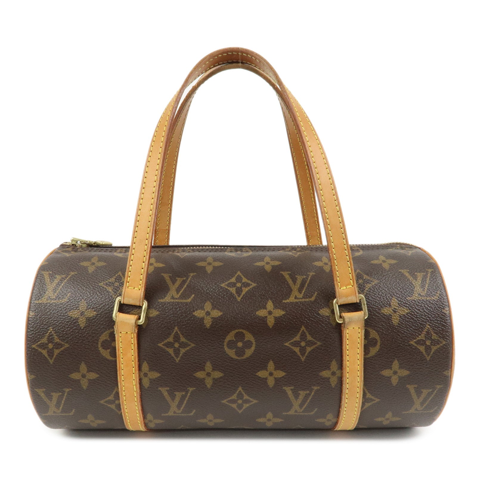 Louis Vuitton Monogram Papillon 26 Hand Bag Brown M51386