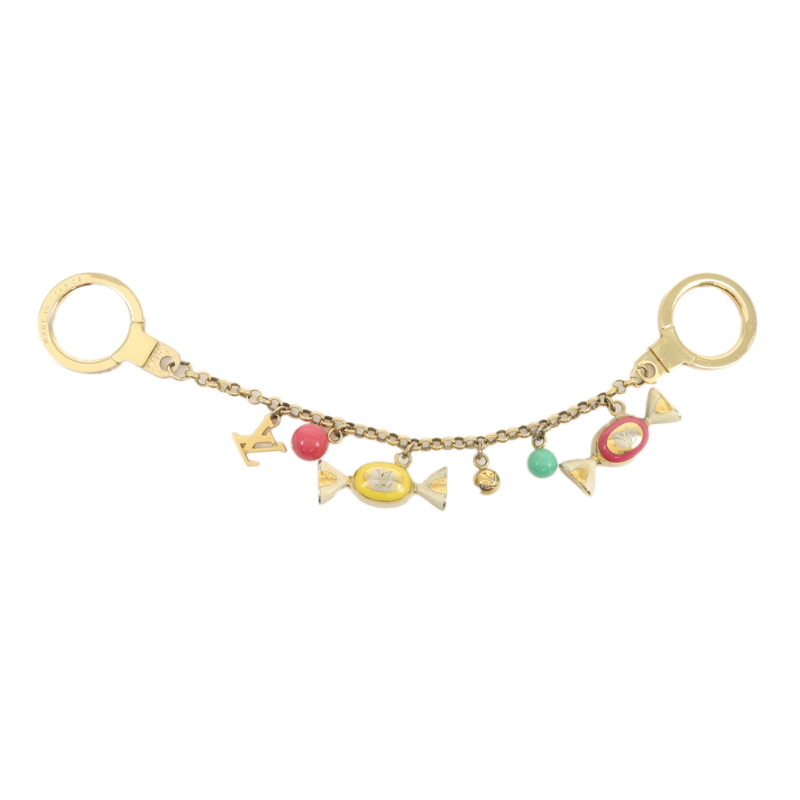 Louis Vuitton Porte Cles Chaine Delice Key Charm Multicolor M66002