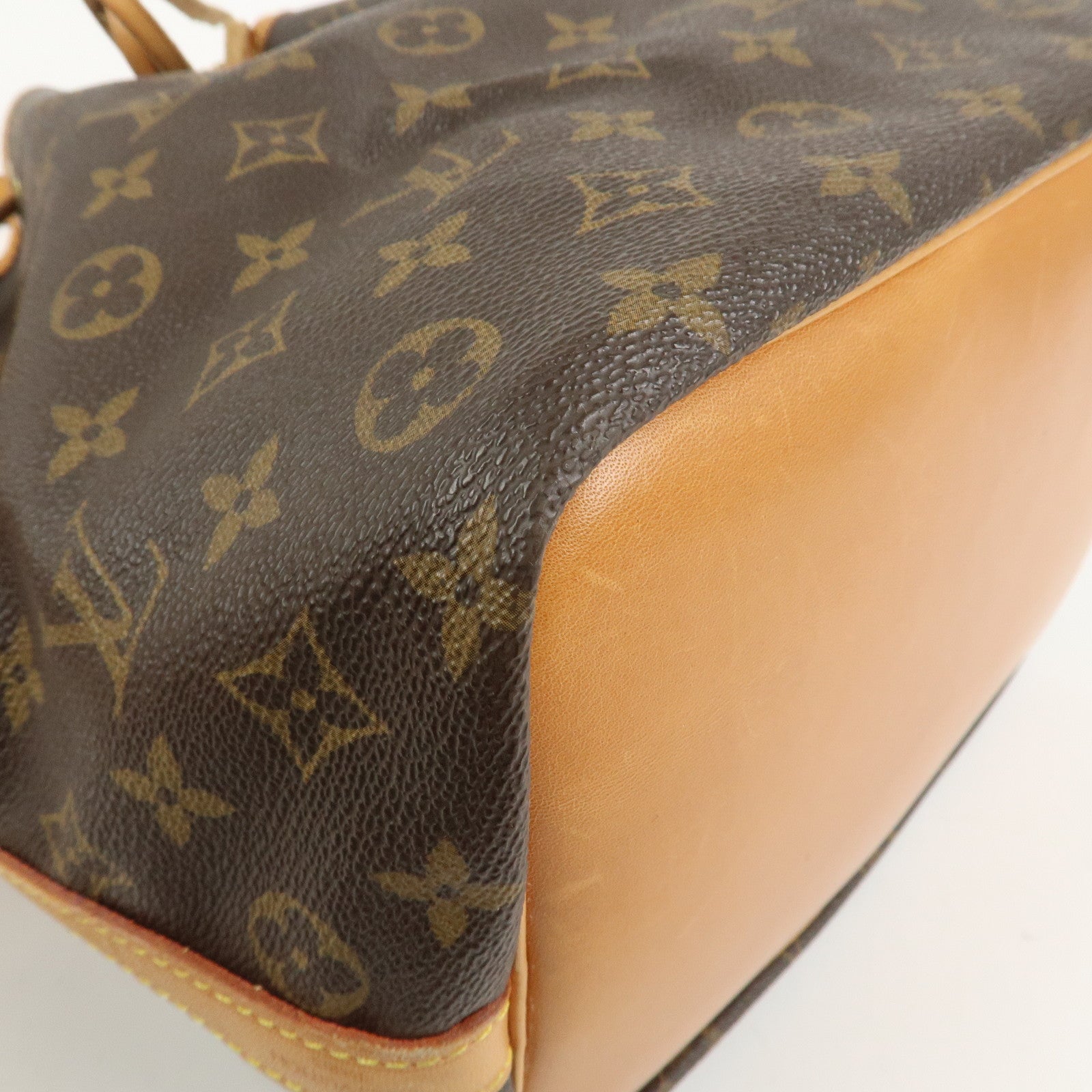 Louis Vuitton Monogram Petit Noe Shoulder Bag Brown M42226