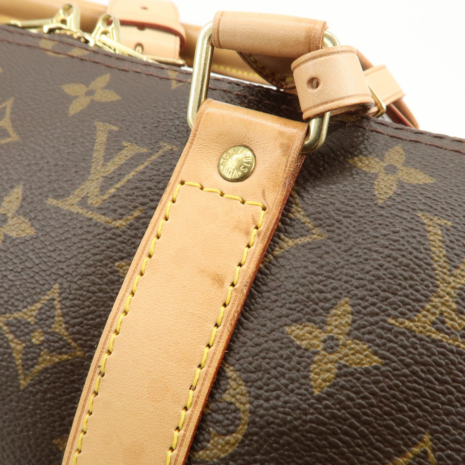 Louis Vuitton Monogram Keep All 50 Bandouliere Boston Bag M41416