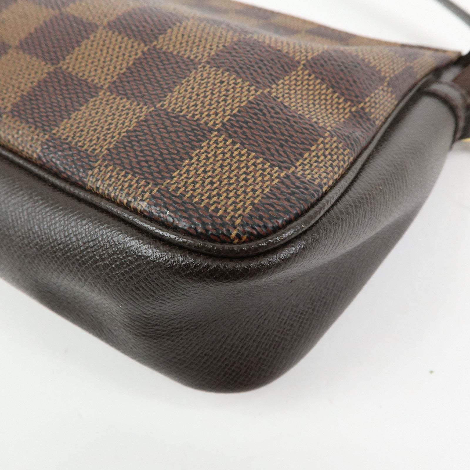 Louis Vuitton Damier Trousse Makeup Accessory Pouch Brown N51982