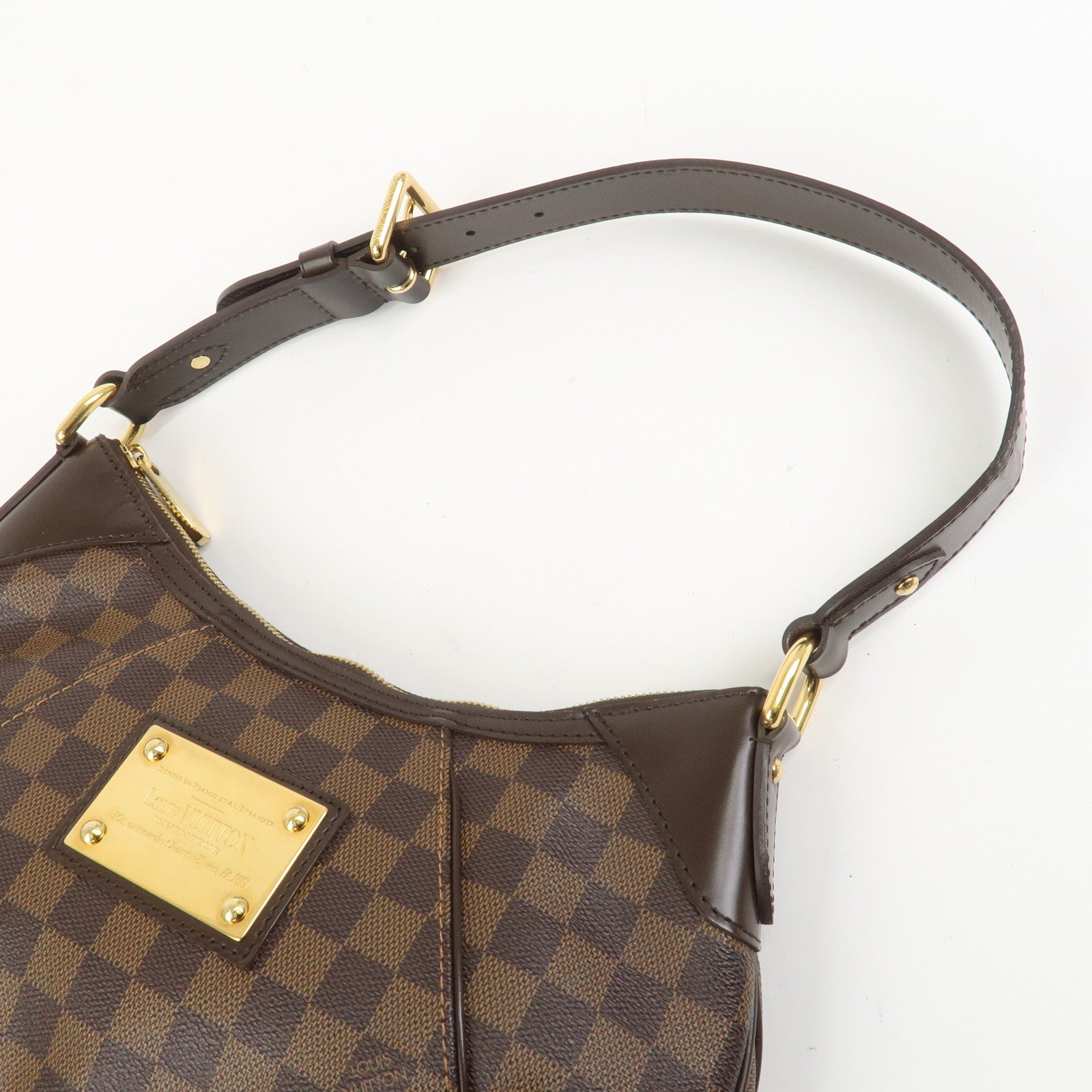 Louis Vuitton Damier Ebene Thames PM Shoulder Bag Hand Bag N48180