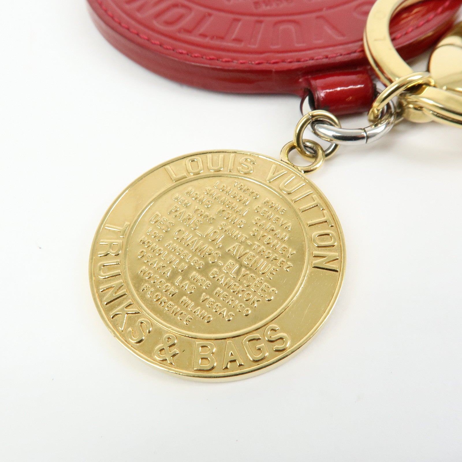 Louis Vuitton Vernis Porte Cles Ron T&B Bag Charm Key Charm M93605