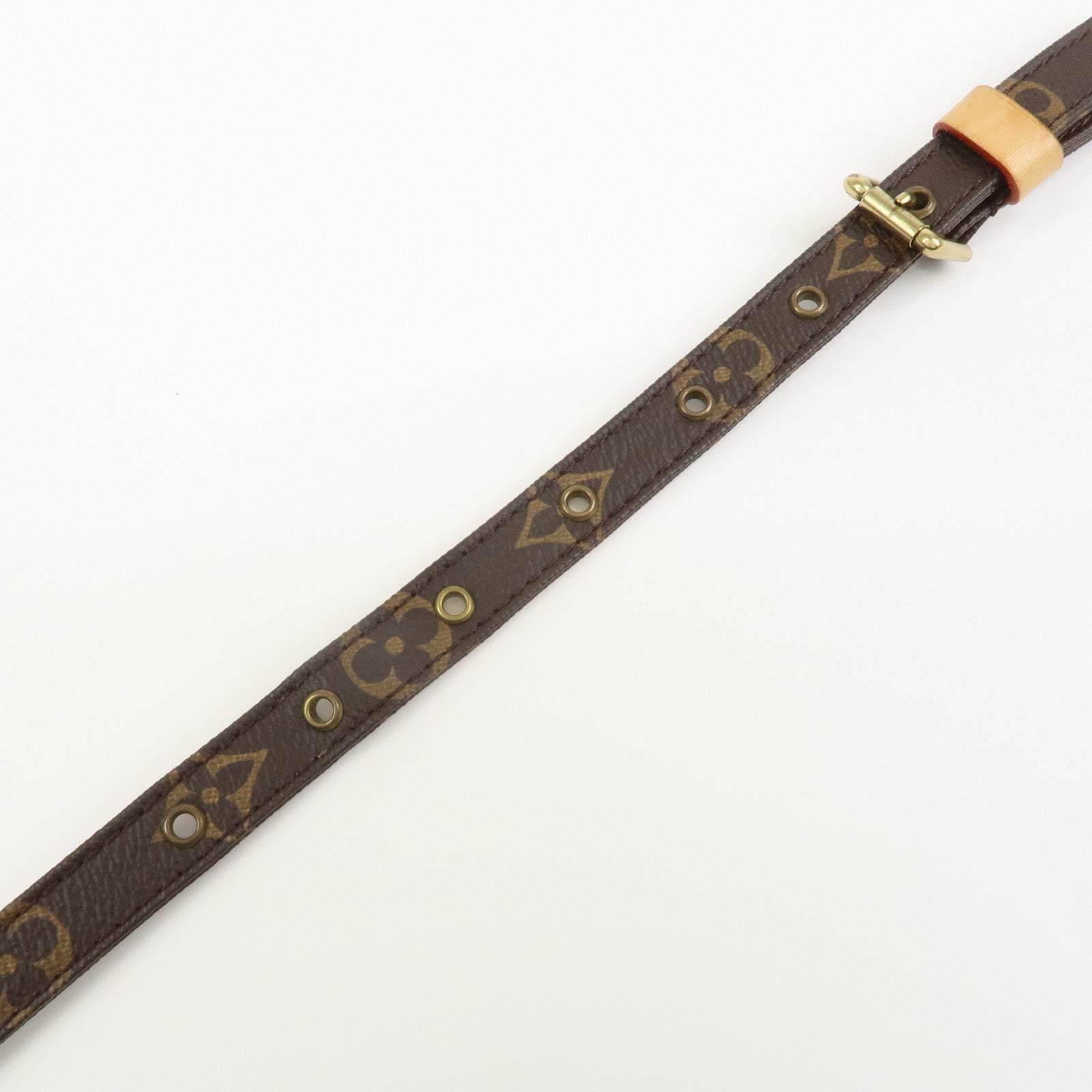 Louis Vuitton Monogram Adjustable Shoulder Strap Brown 120cm J52315