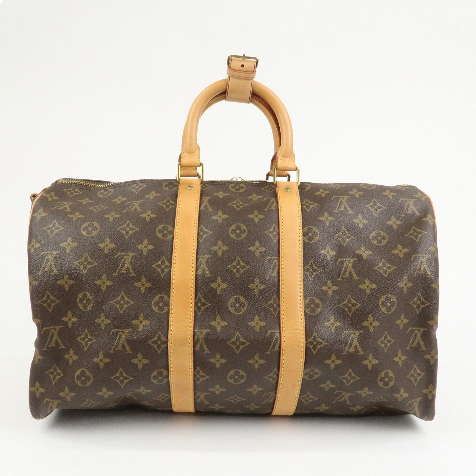 Louis Vuitton Monogram Keep All 45 Bandouliere Boston Bag M41418