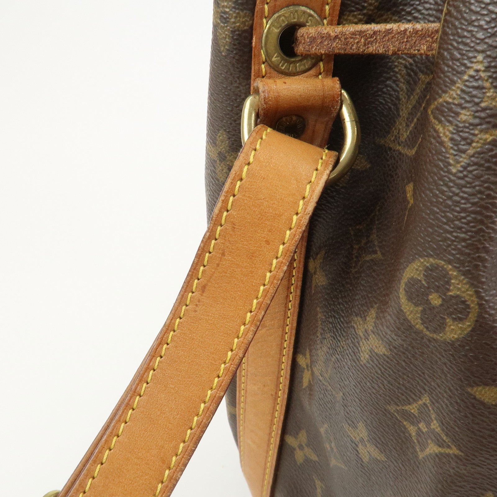 Louis Vuitton Monogram Petit Noe Shoulder Bag Brown M42226