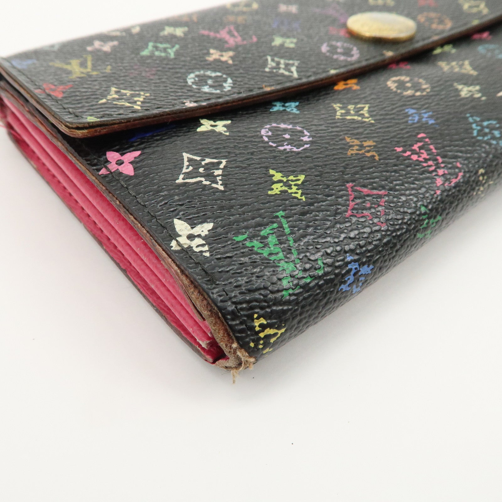Louis Vuitton Monogram Multicolor Portefeuille Sarah Wallet M93747