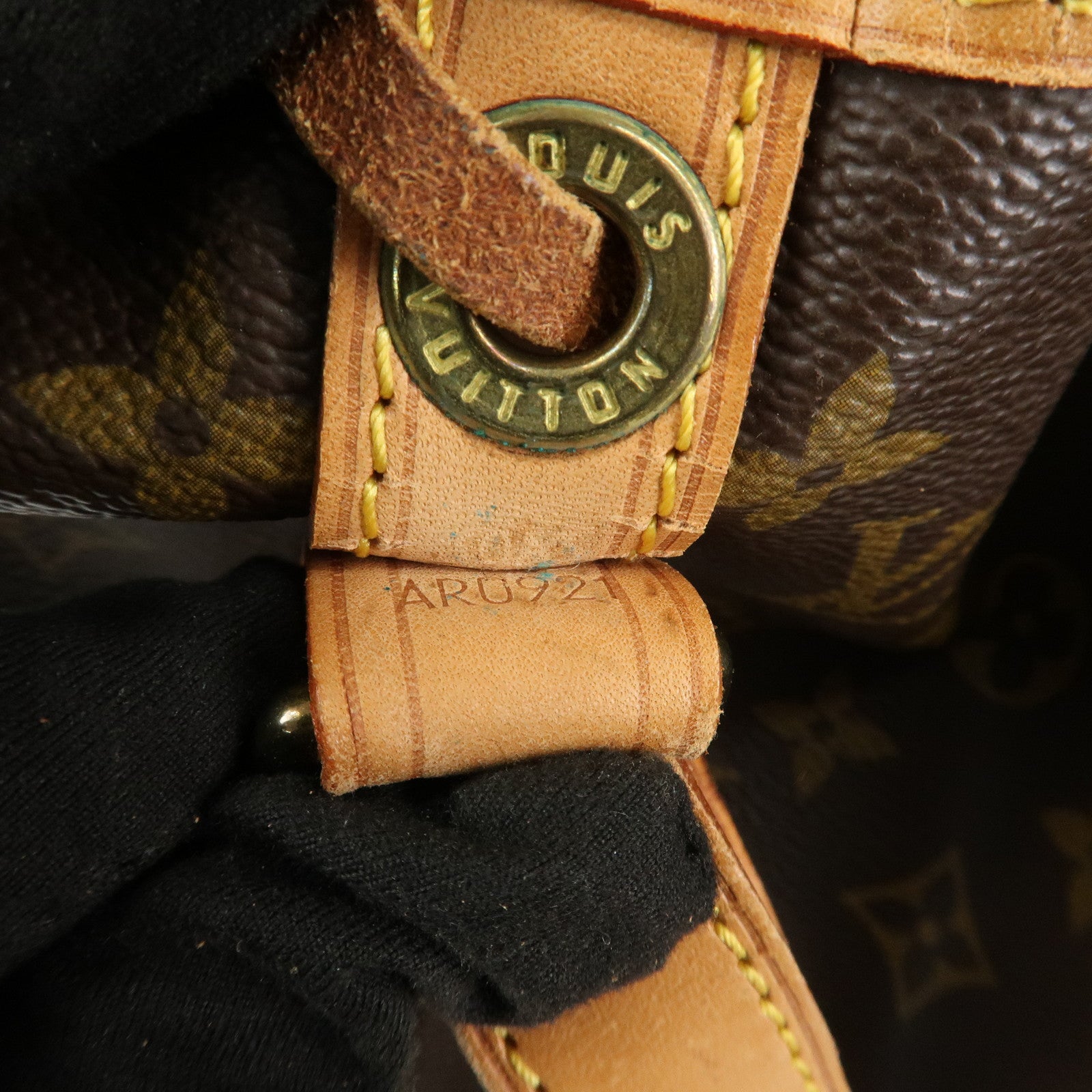 Louis Vuitton Monogram Noe Shoulder Bag Hand Bag Brown M42224 Used