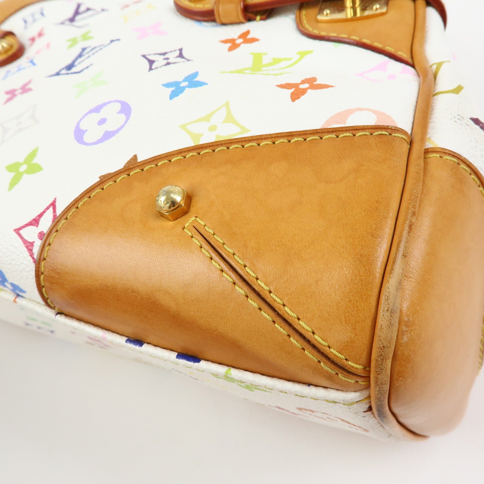 Louis Vuitton Monogram Multicolor Claudia Hand Bag Blanc M40193